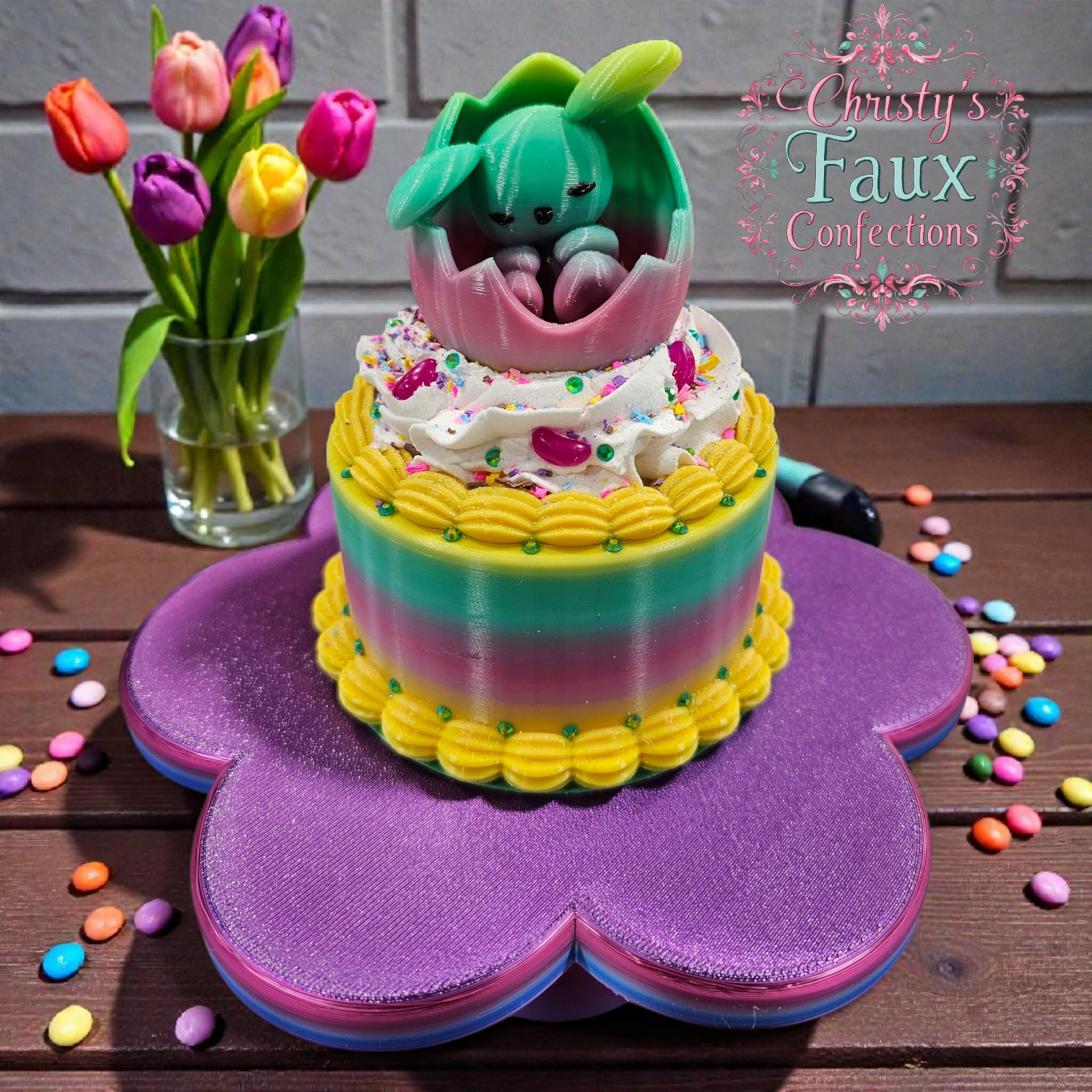 🐰🎂Sleeping Bunny Mini Cake🎂🐰