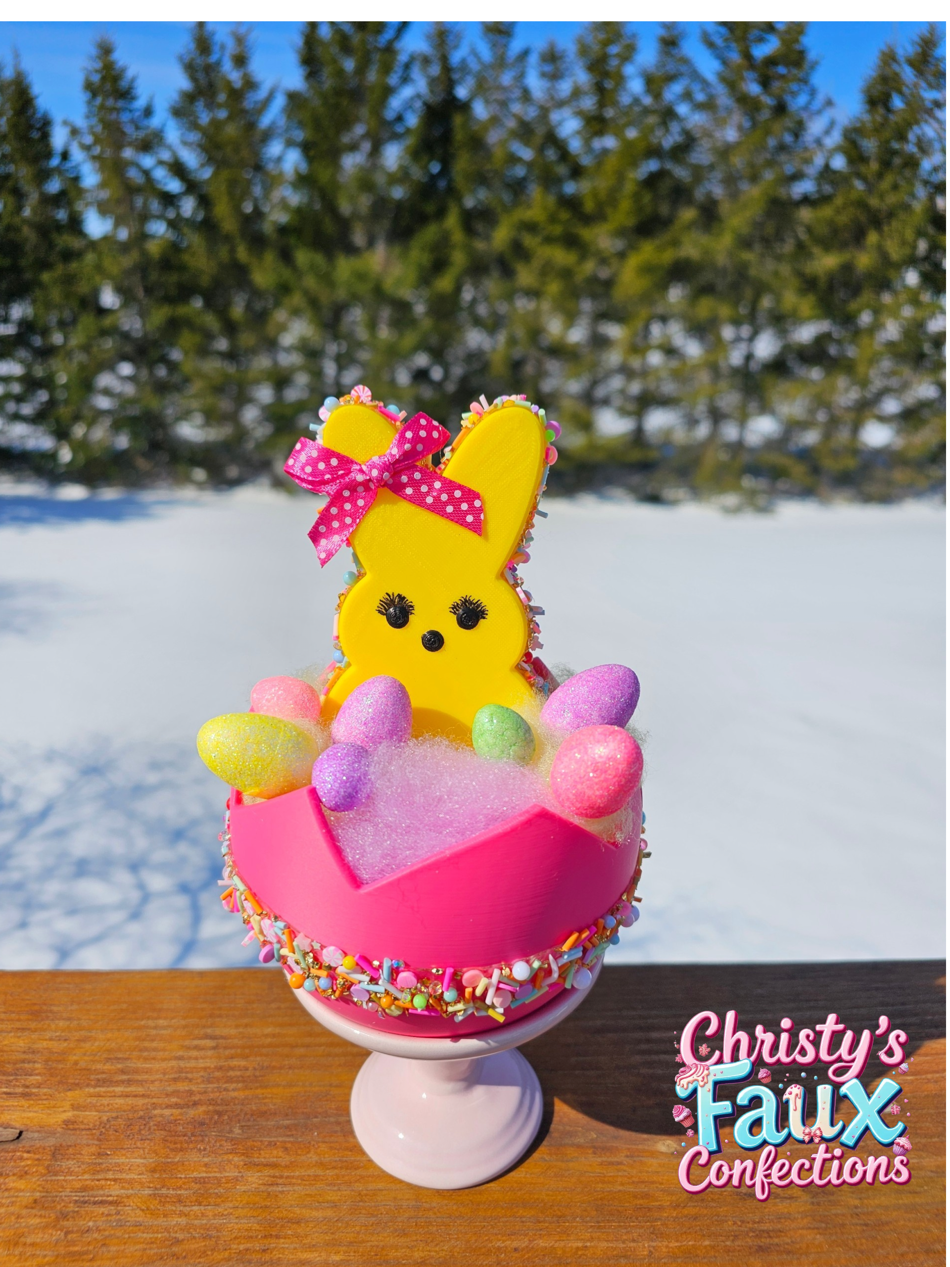 🩷🐰🐣Cracked Egg and Peep Set🐣🐰🩷