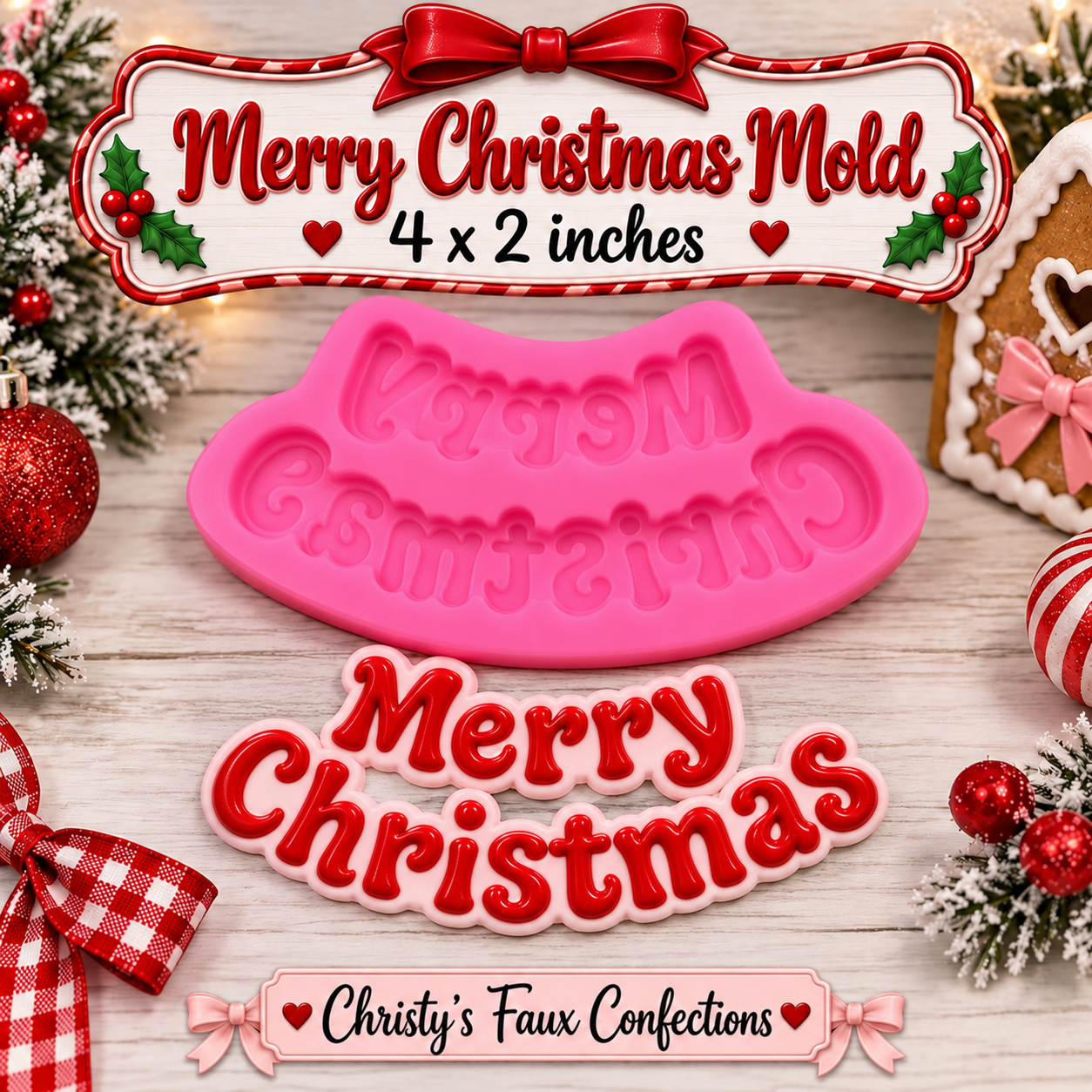 🎄Merry Christmas Mold🎄
