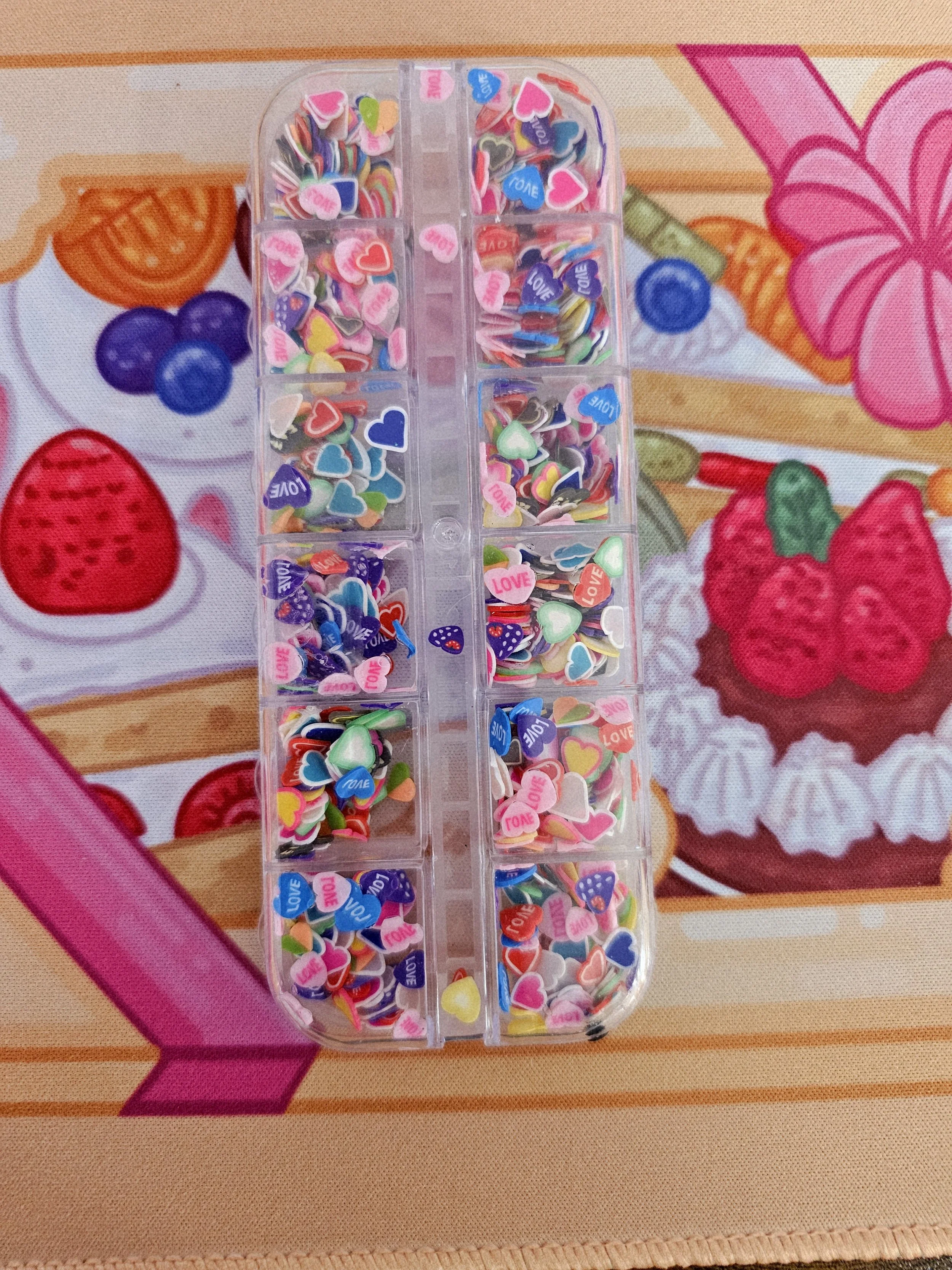 💜🩵🩷Heart Sprinkles🩷🩵💜