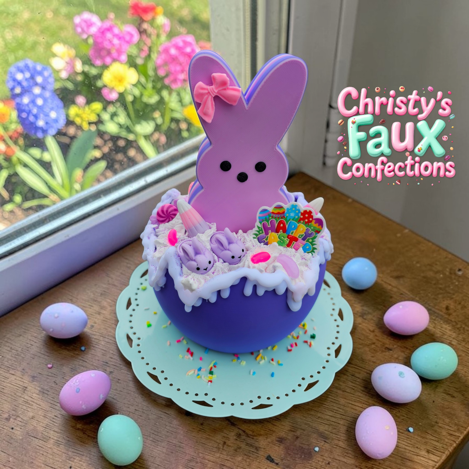 💜🐰🥚Purple Egg & Peeps Bunny🥚🐰💜