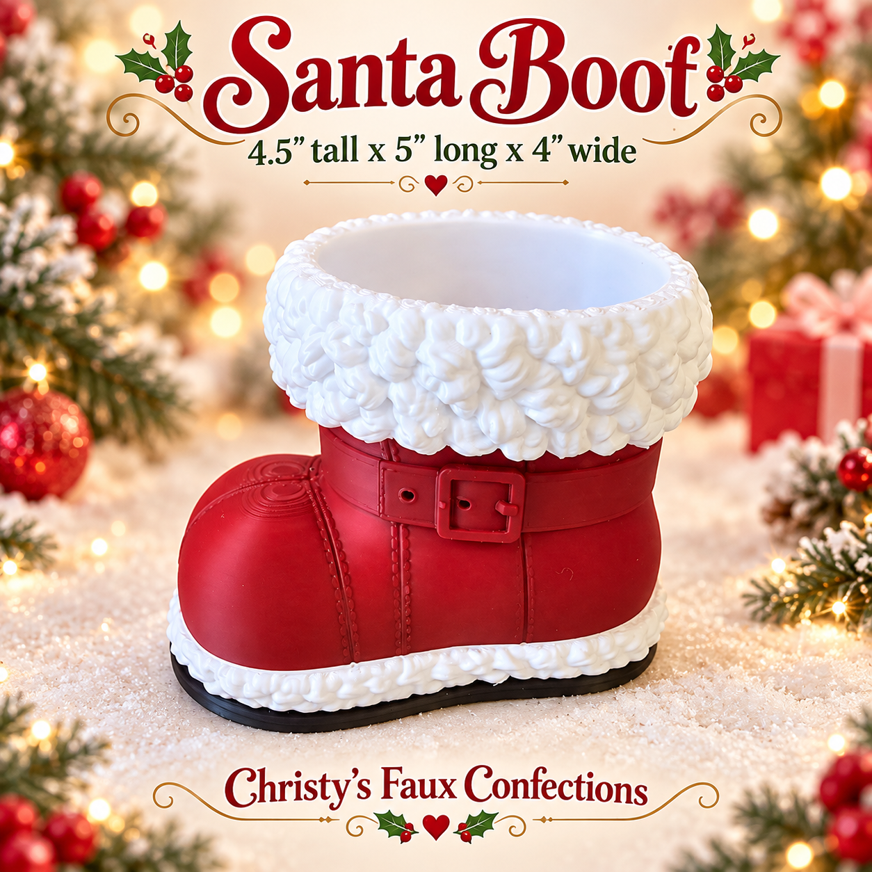 🎄🎅 Adorable Santa Boot🎅🎄