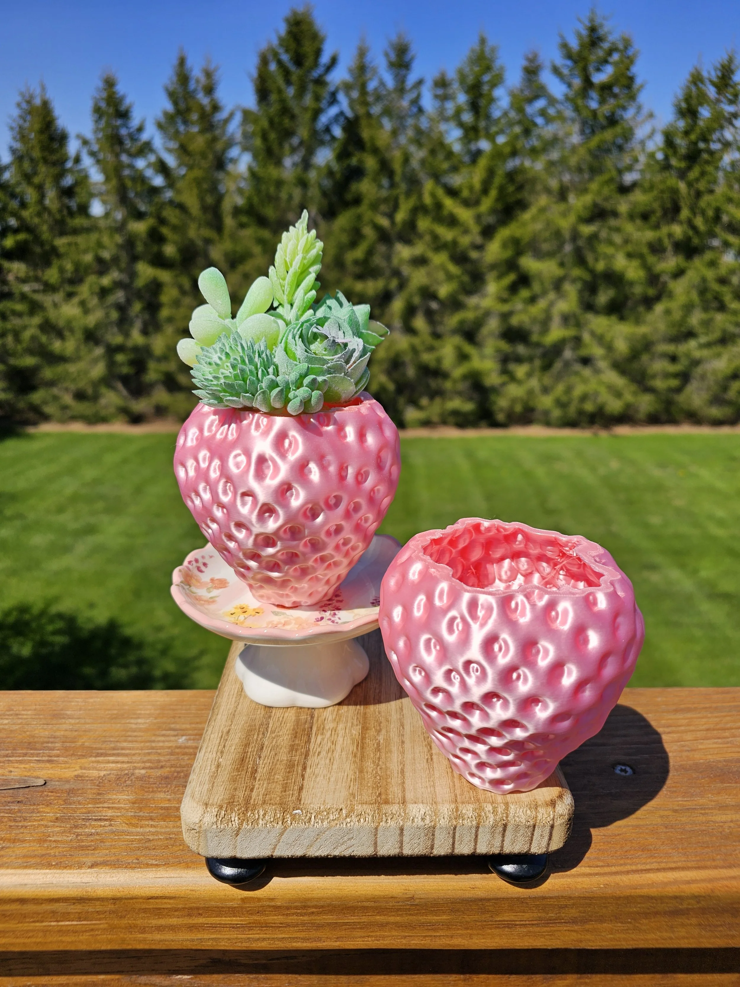 🌸🍓3D printed Strawberry Flower Pot🍓🌸