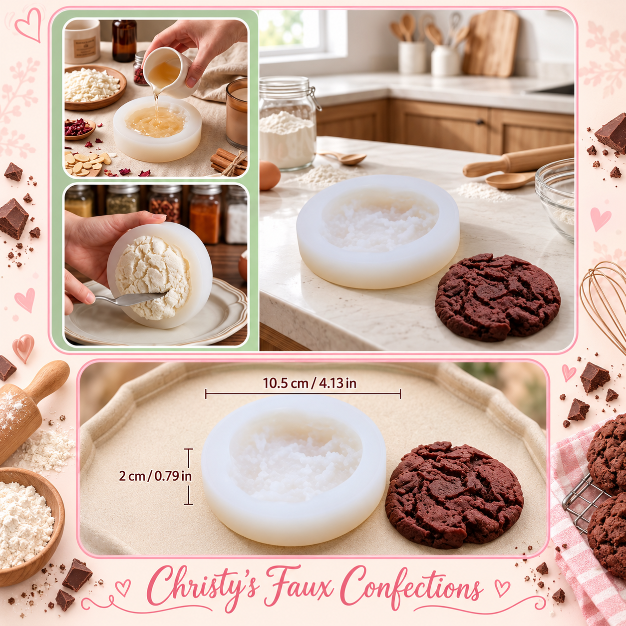 🍪Large Cookie Silicone Mold 🍪