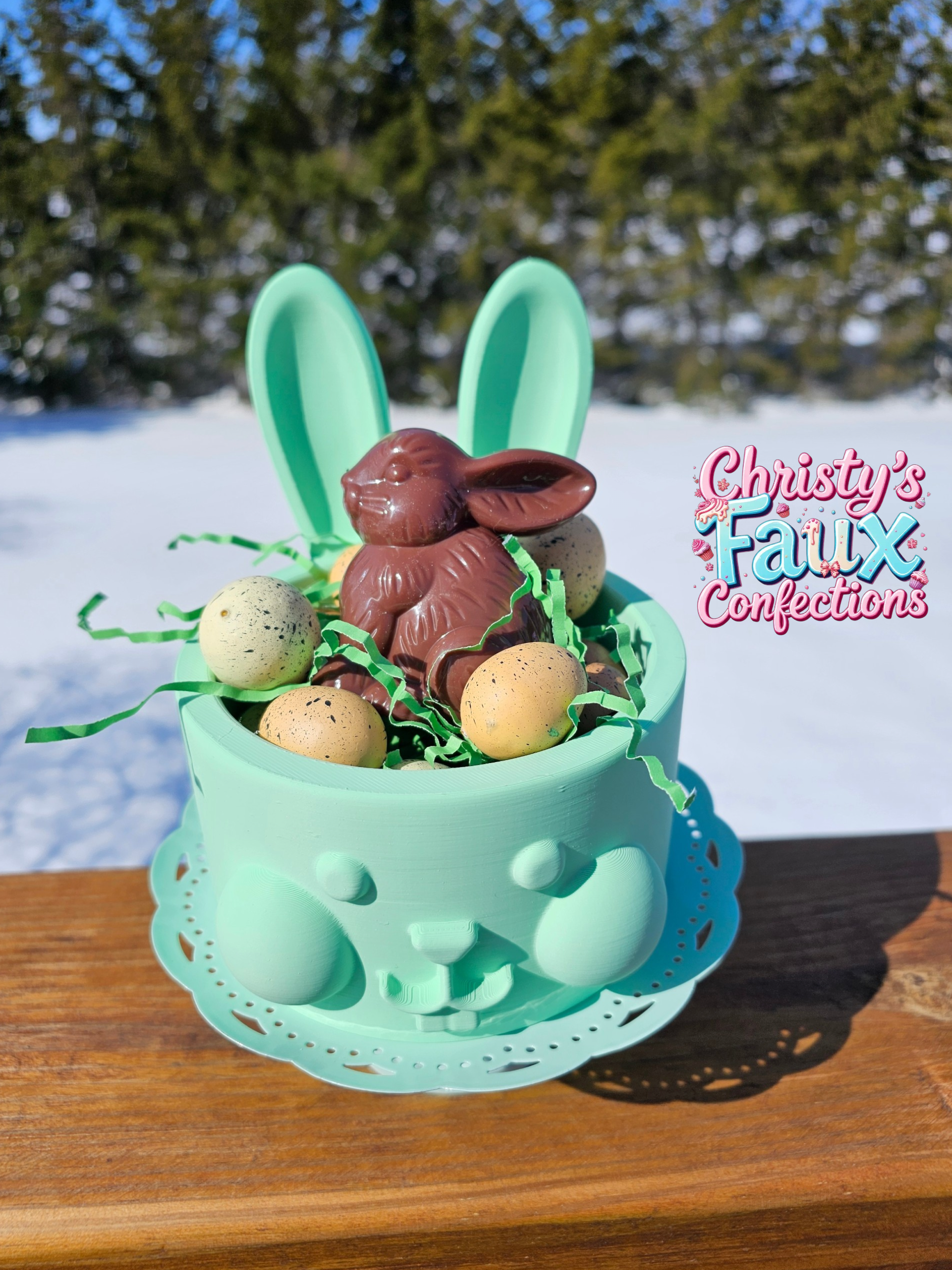 🐰💜💚3D Easter Basket Set💚💜🐰