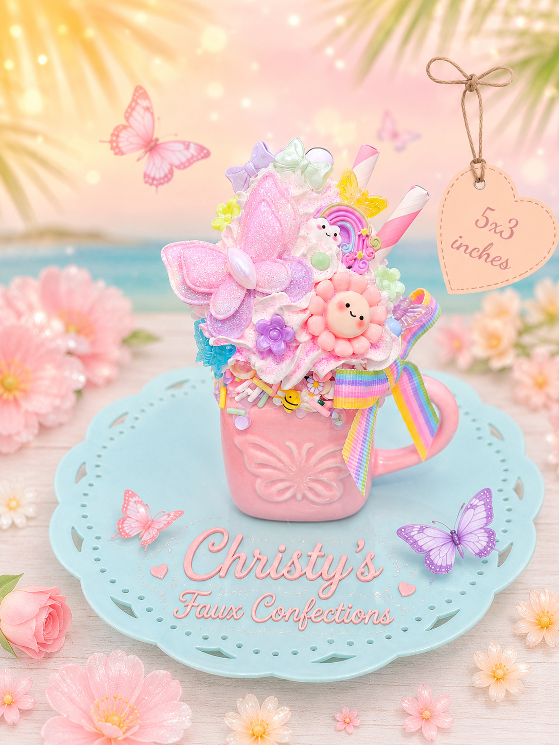 💐🦋Summertime Mini Mug🦋💐