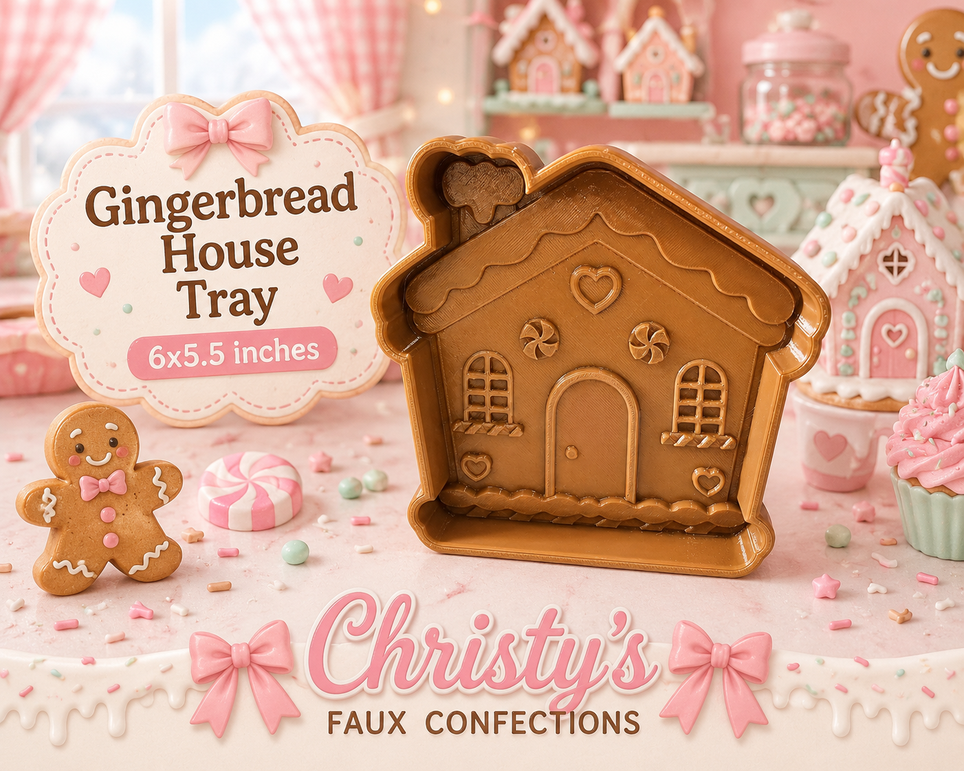 🤎Gingerbread House Tray🤎