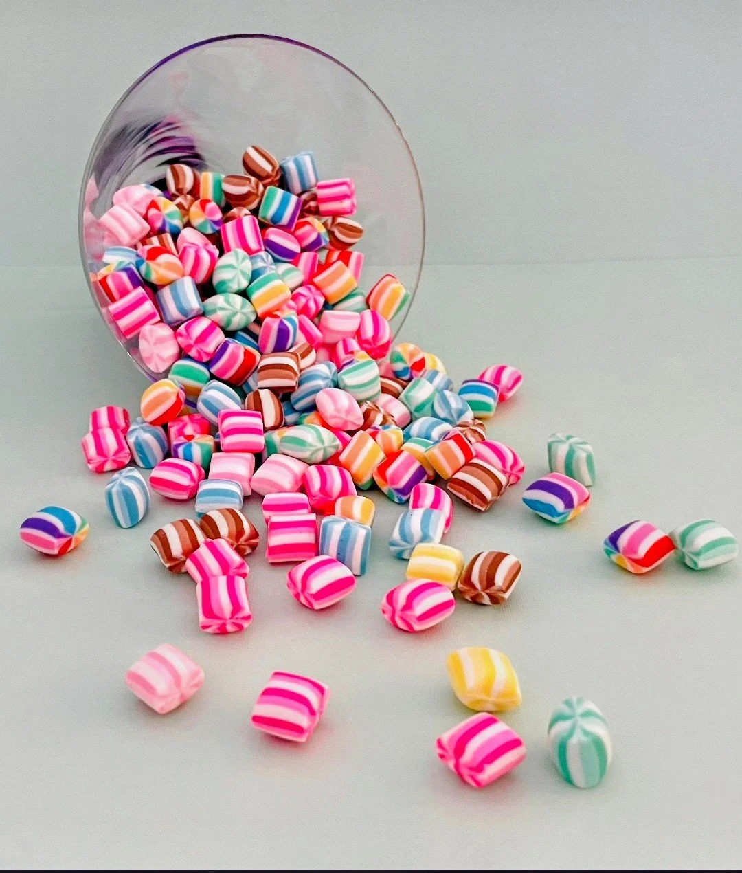 🌈Set Of 10 Pillow Mint Cabochons 🌈