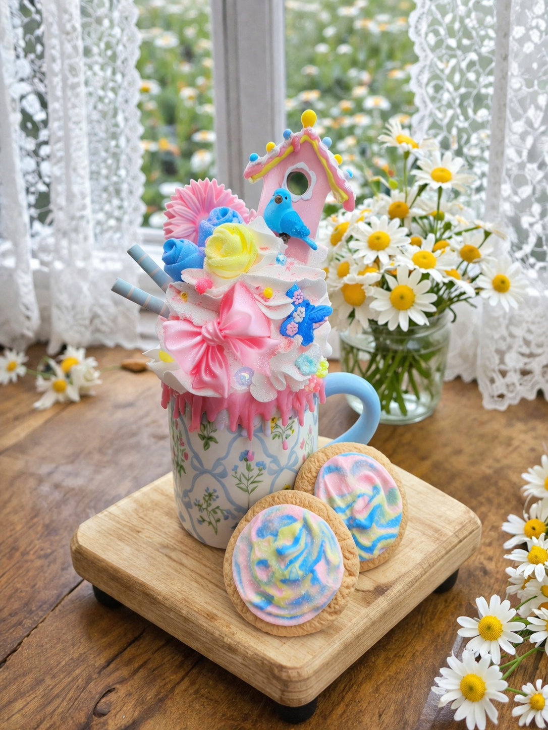 💙💐3 pc Spring Pitcher & Cookie Set💐💙