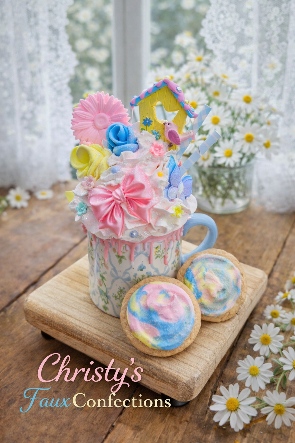 💙💐3 pc Spring Pitcher & Cookie Set💐💙