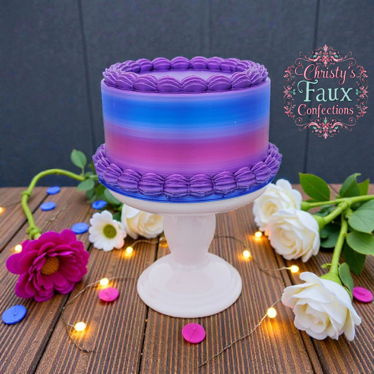 💜🎂Rainbow Mini Cake🎂💜