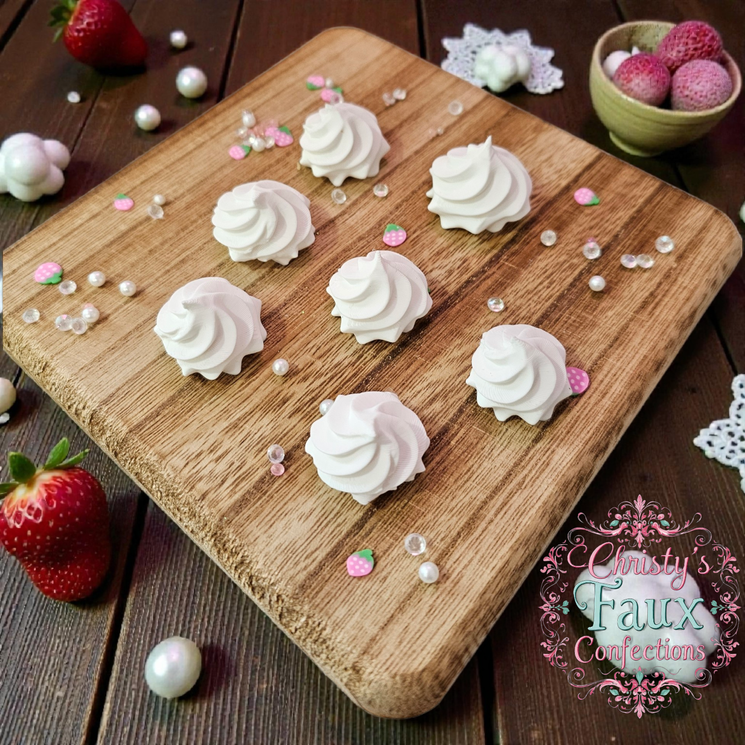 🤍Perfecty White Meringue Dollops🤍