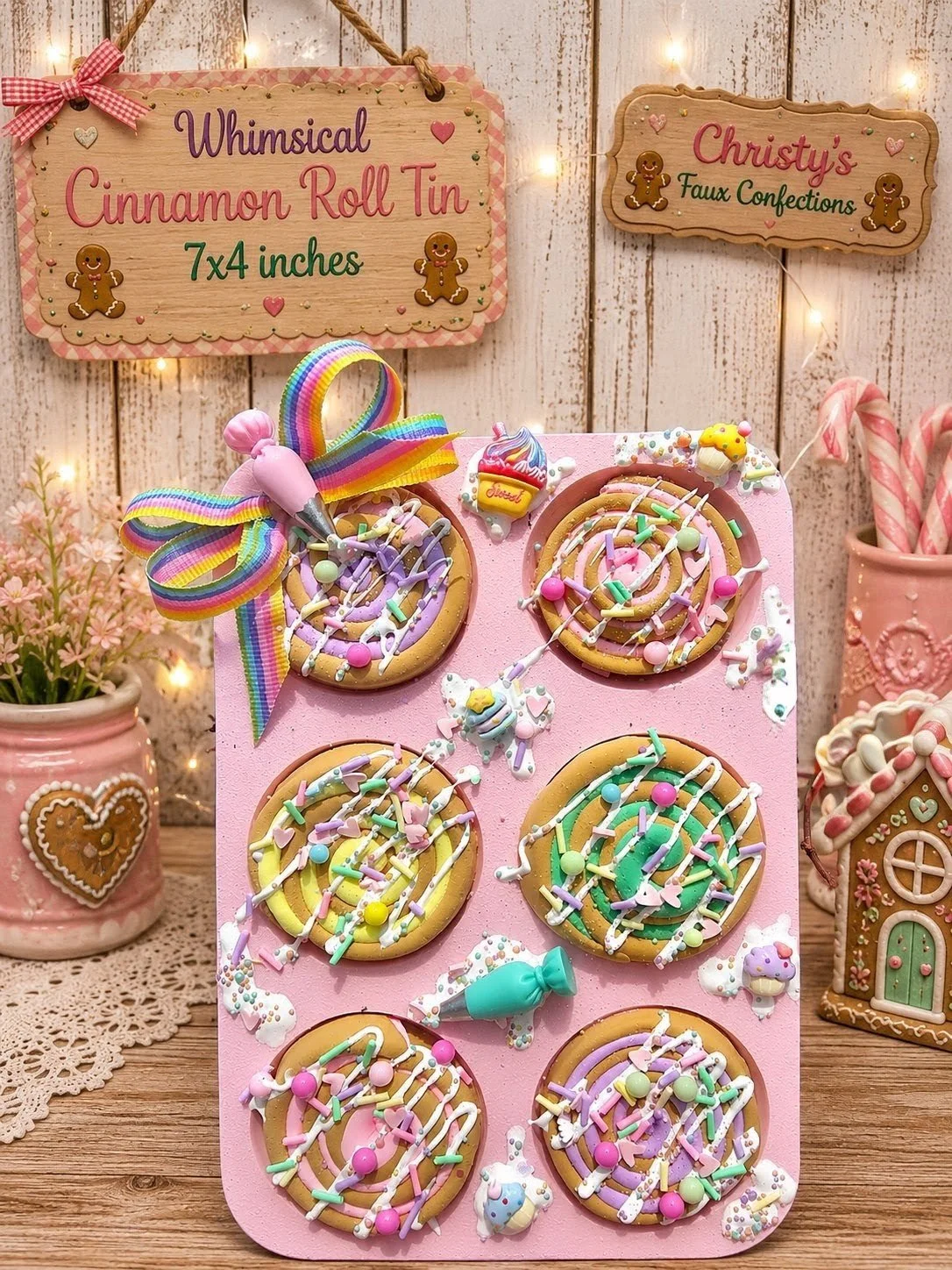 🤎🍥3D printed Whimsical Cinnamon Roll Tin🍥🤎