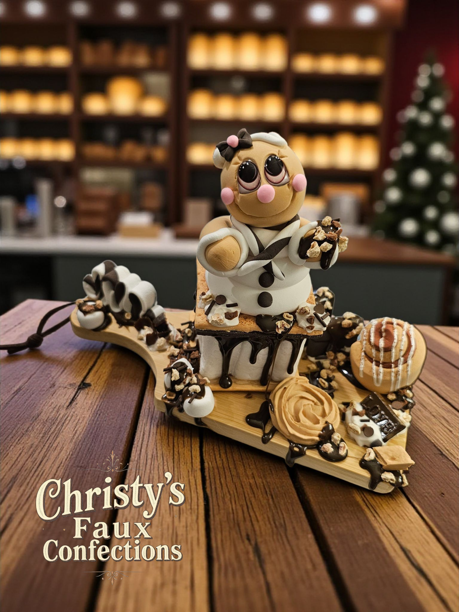 🤎SMORE GINGERBREAD CHARCUTERIE BOARD 🤎