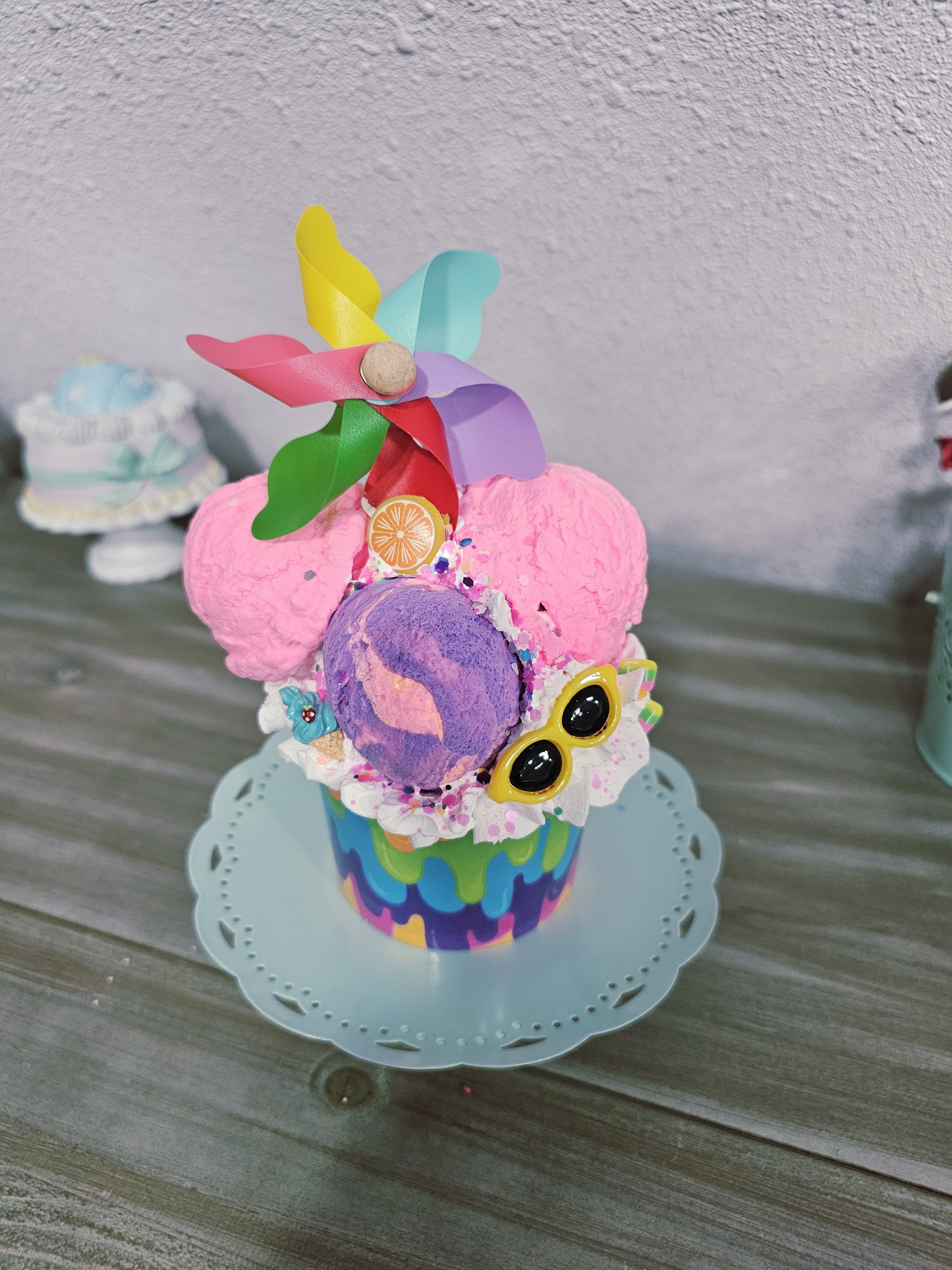 😎🌞🧁Large Summer Cupcake🧁🌞😎