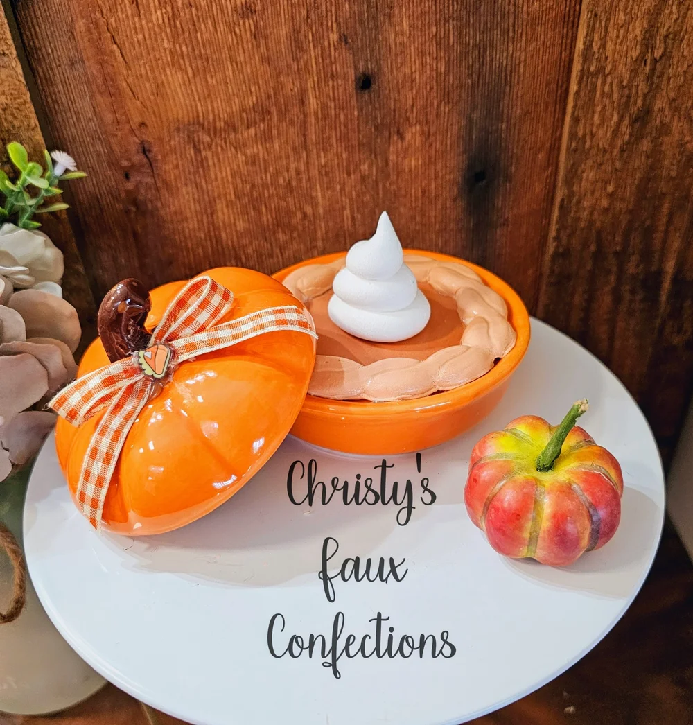 Ceramic Pumpkin Pie Dish Centerpiece Pie Pan Ceramic Pie Pans By