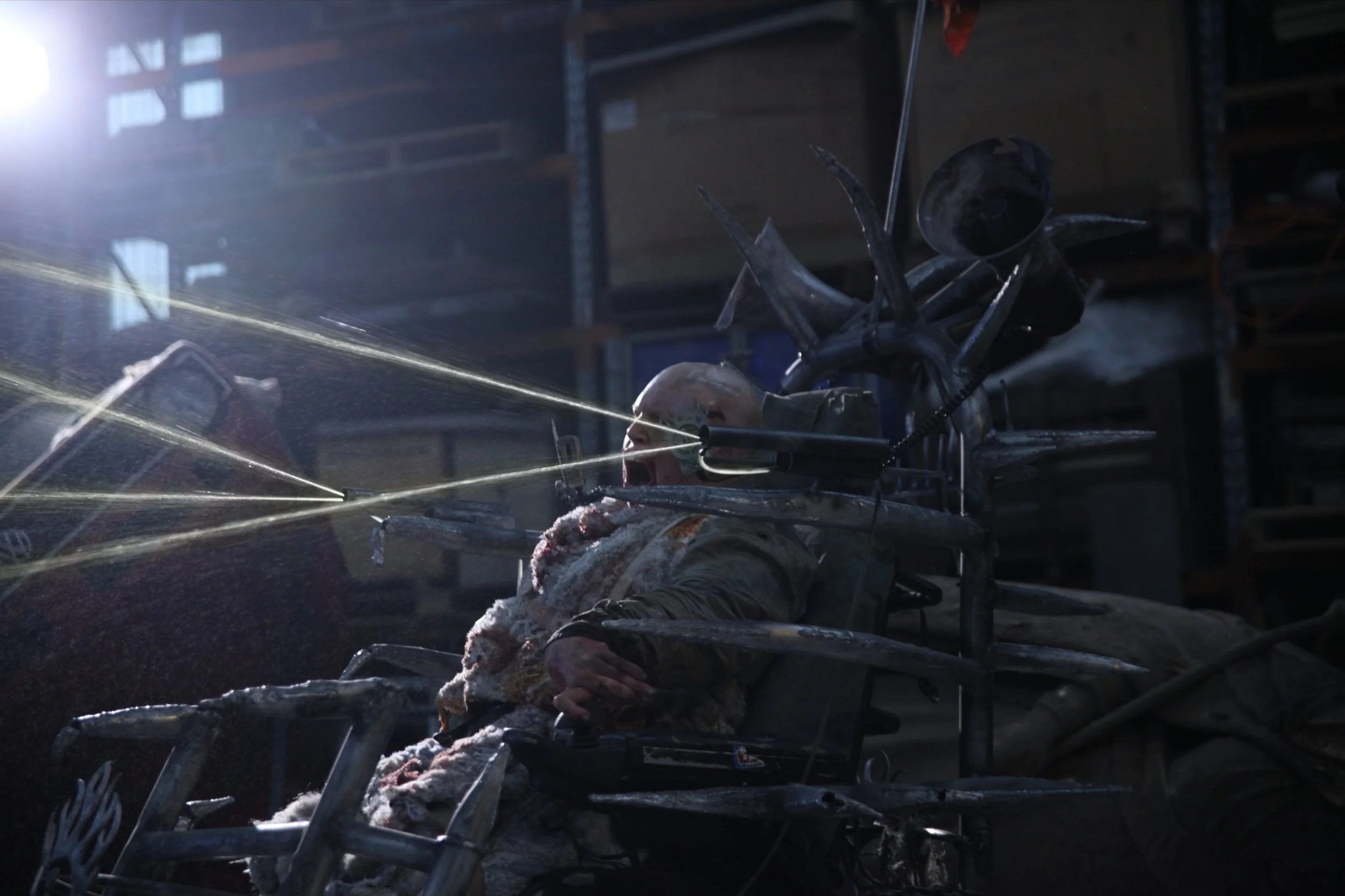 I am still screaming as my built-in guns to my apocalyptic wheelchair spray streams of yellow liquid.