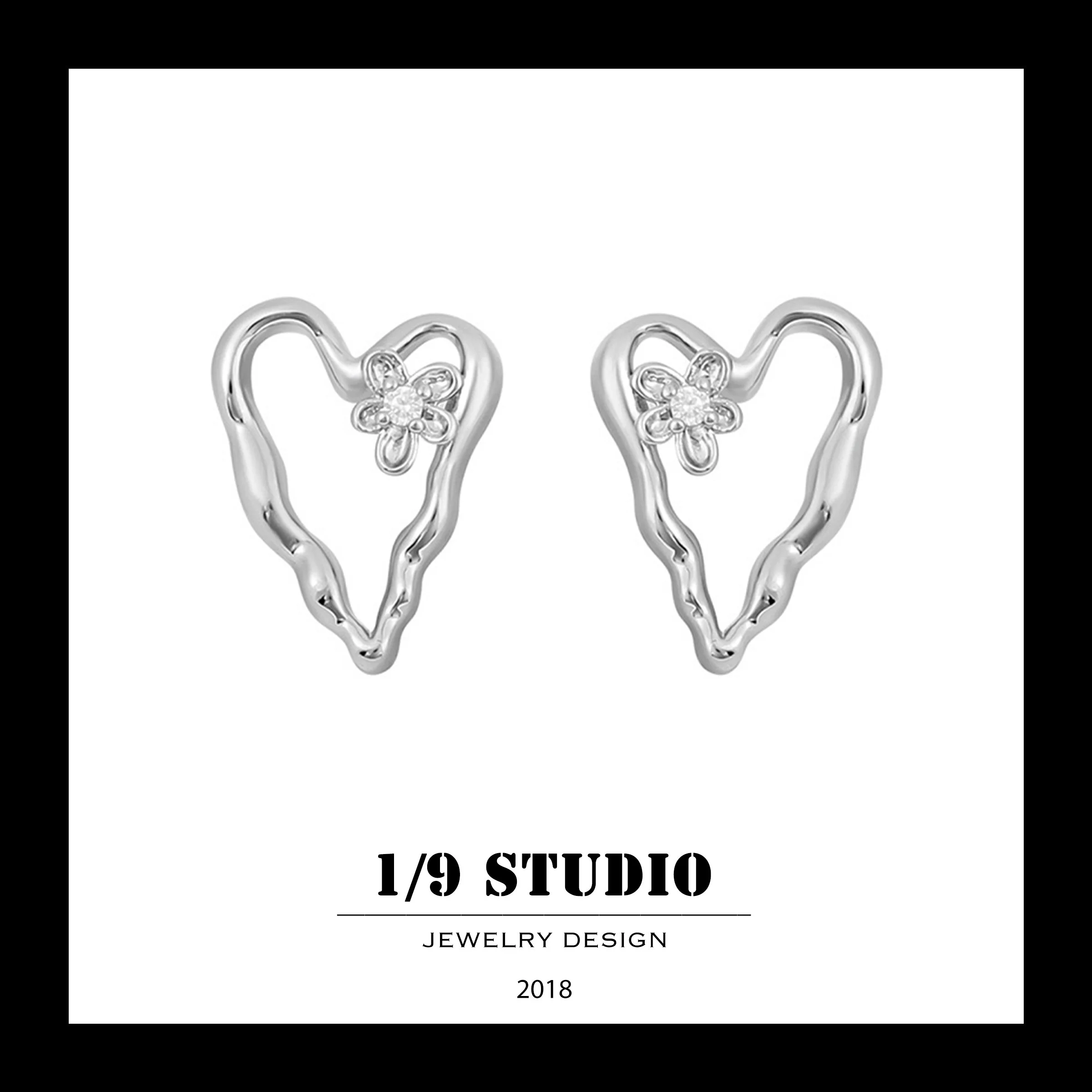1/9 Studio Sterling Silver Earring