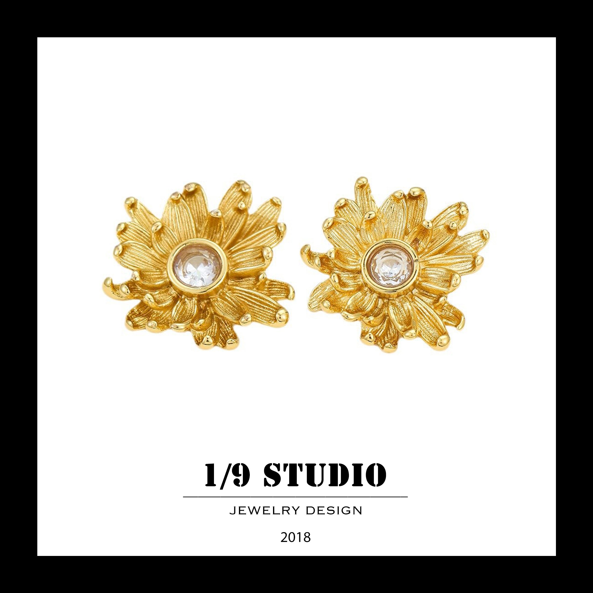 1/9 Studio Gold Filled Earring