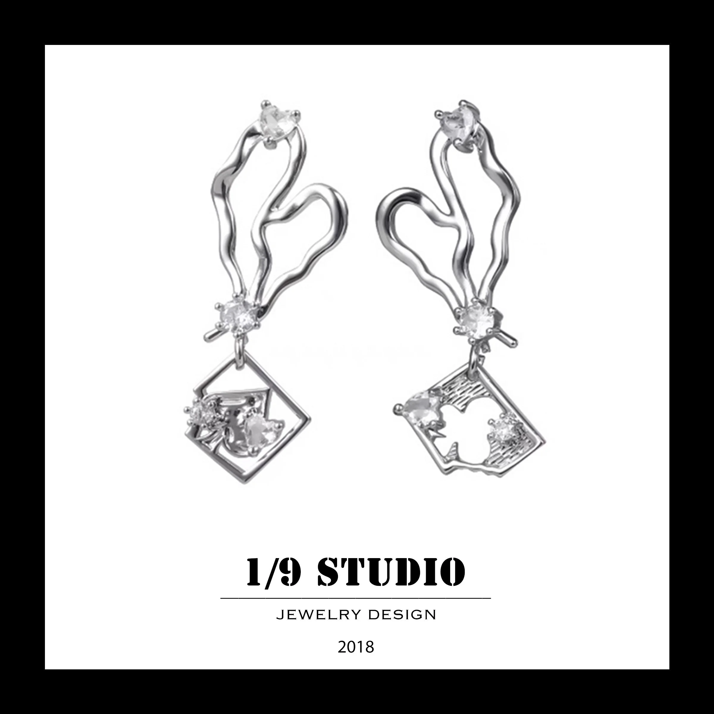 1/9 Studio Sterling Silver Earring