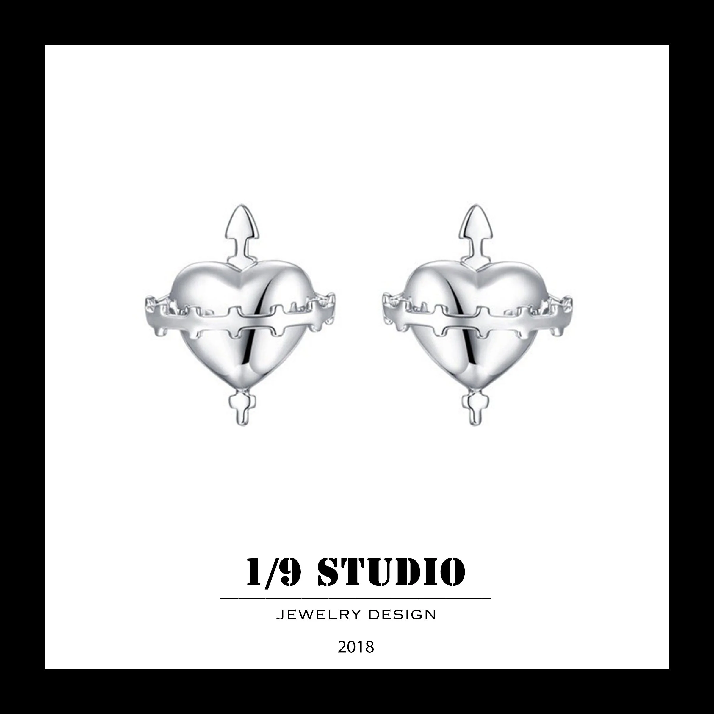 1/9 Studio Sterling Silver Earring