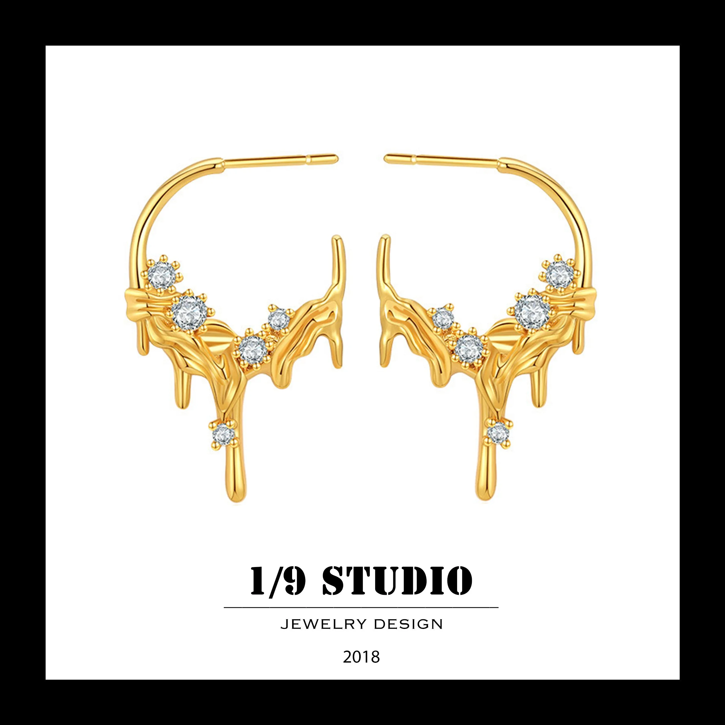 1/9 Studio Gold Filled Earring