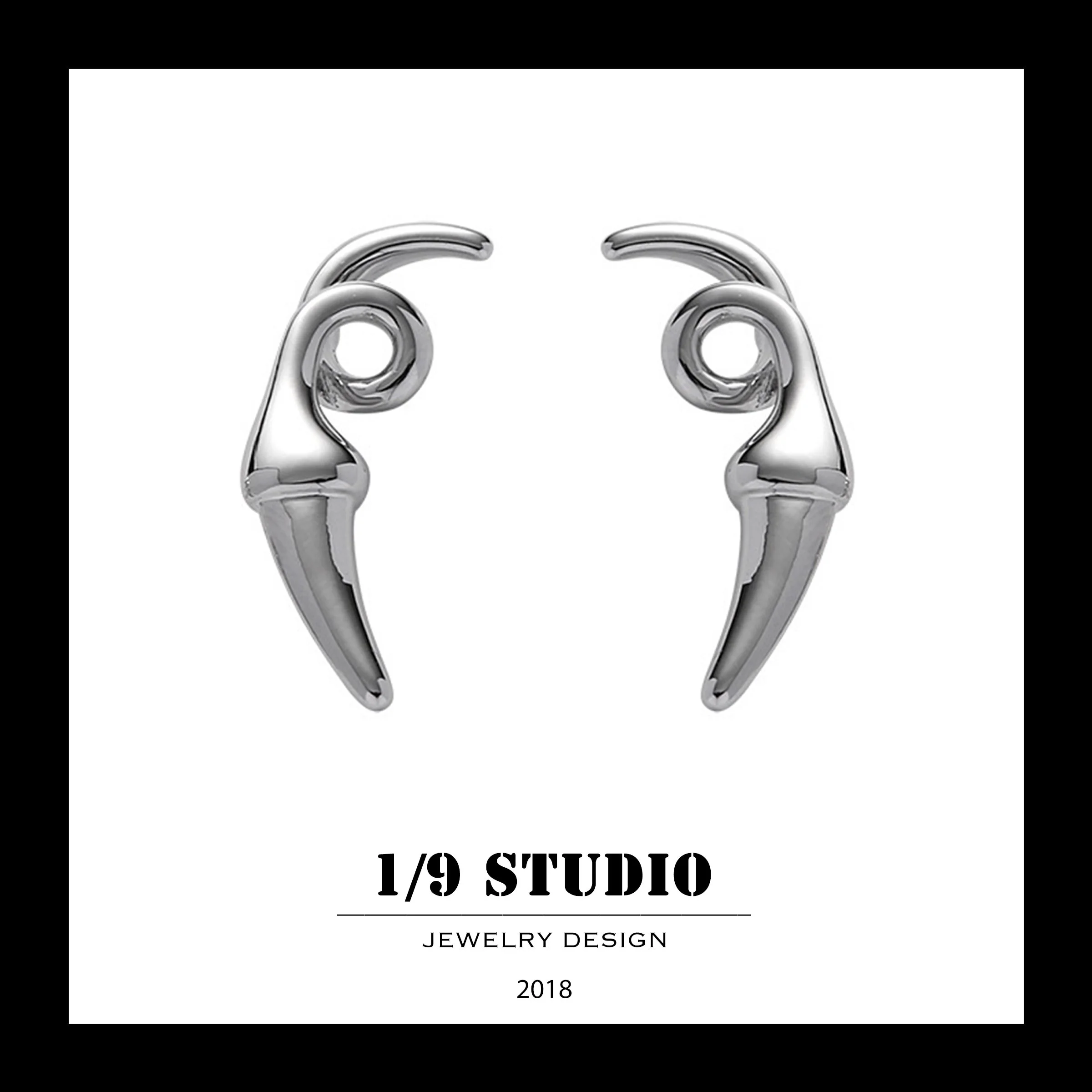 1/9 Studio Sterling Silver Earring