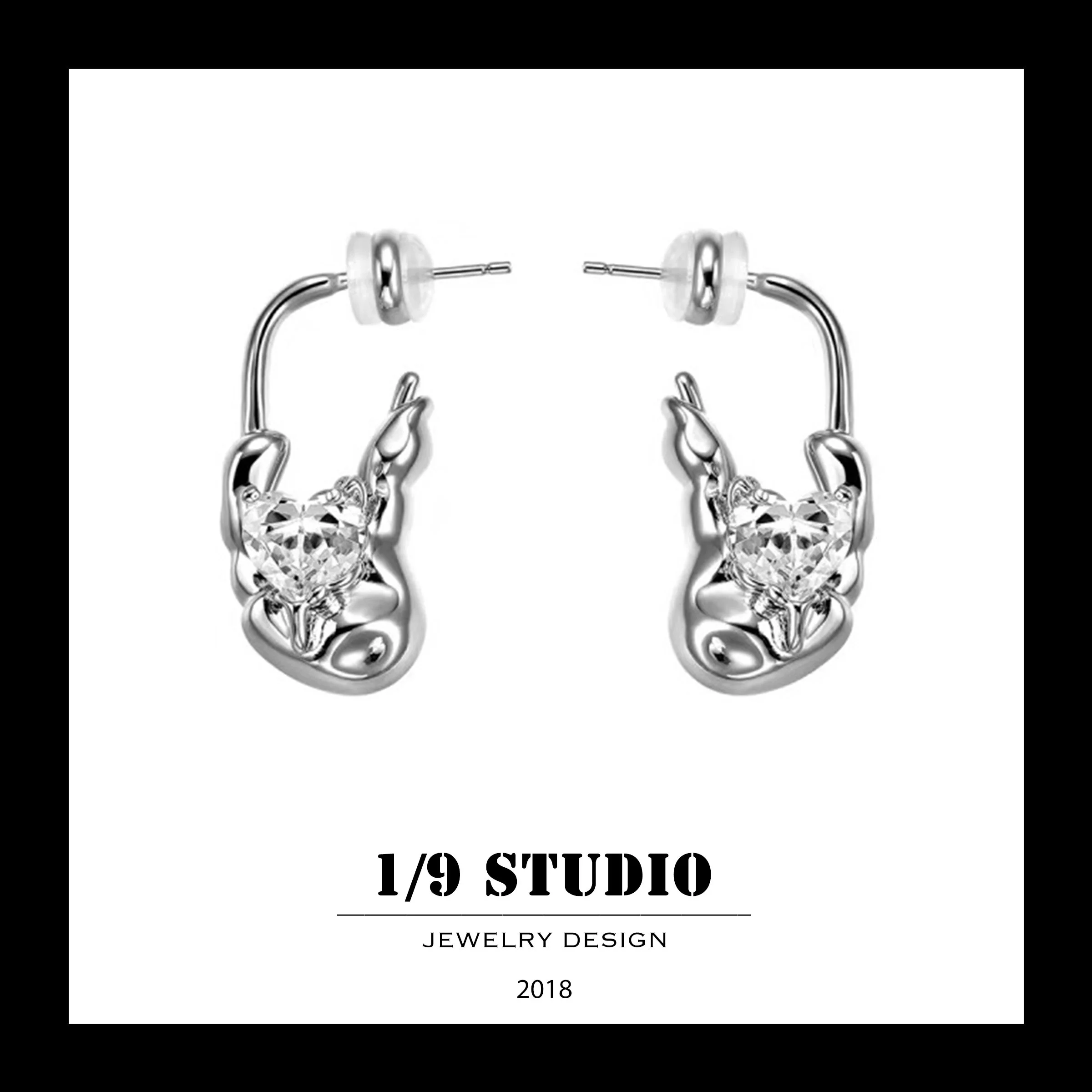 1/9 Studio Sterling Silver Earring