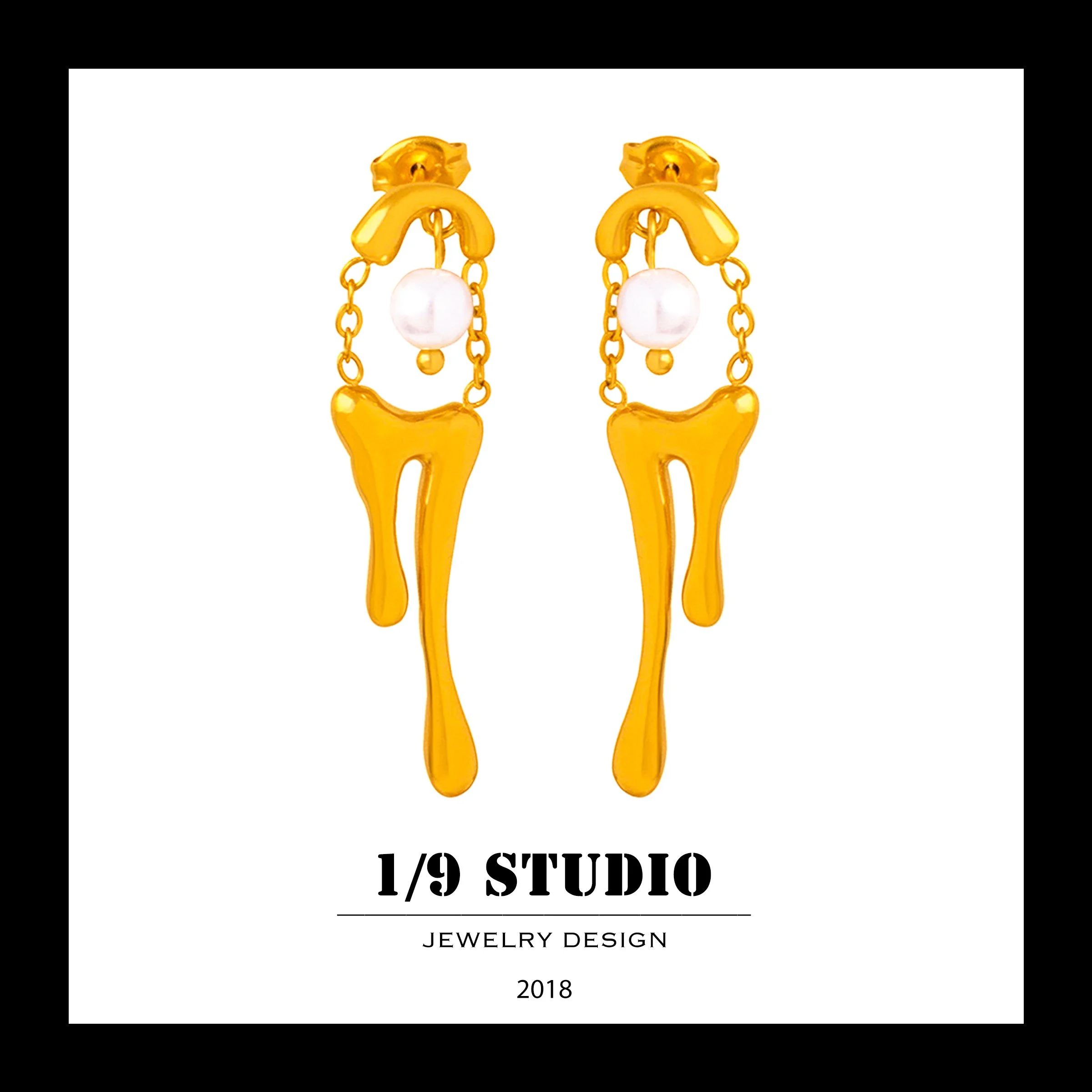 1/9 Studio Gold Filled Earring