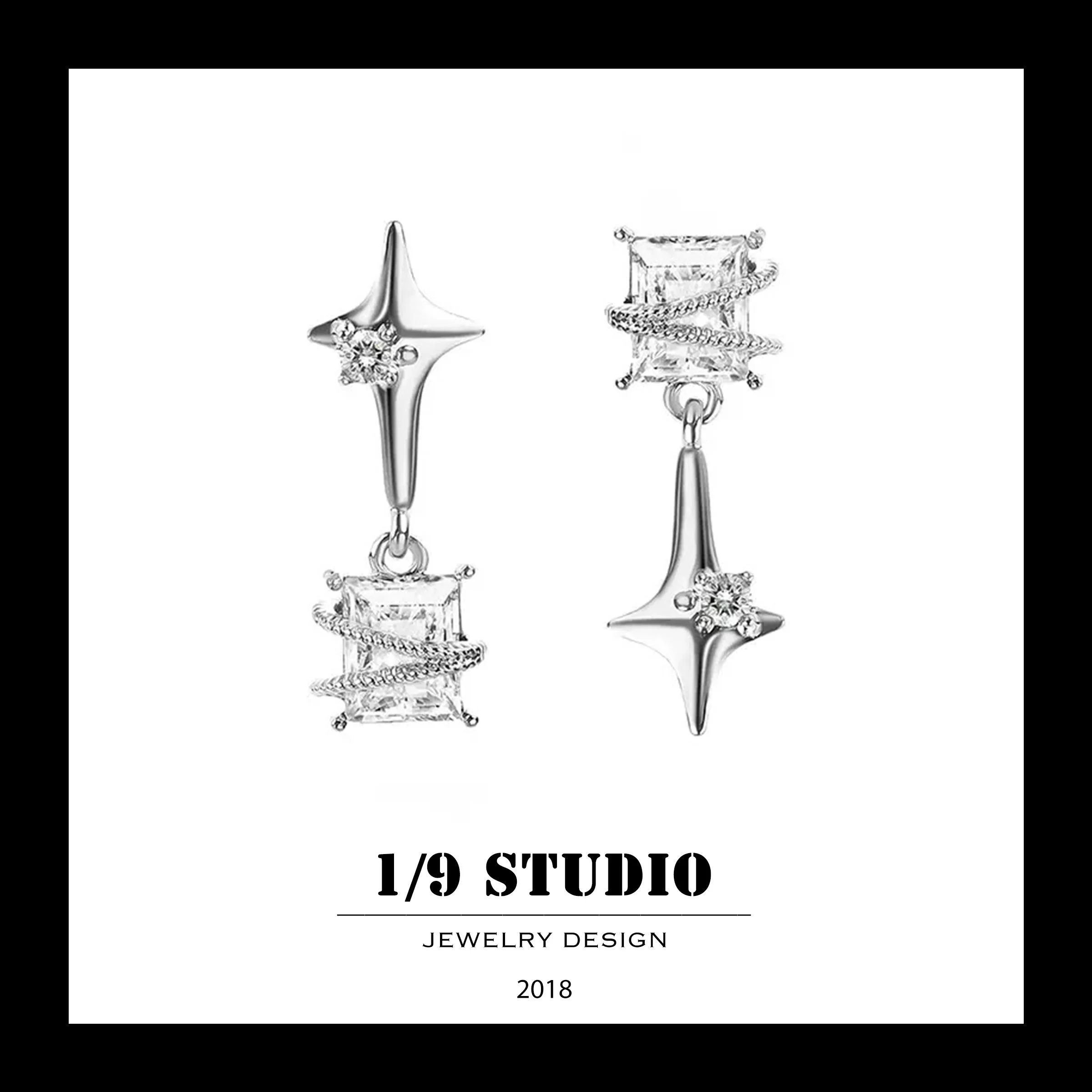 1/9 Studio Sterling Silver Earring