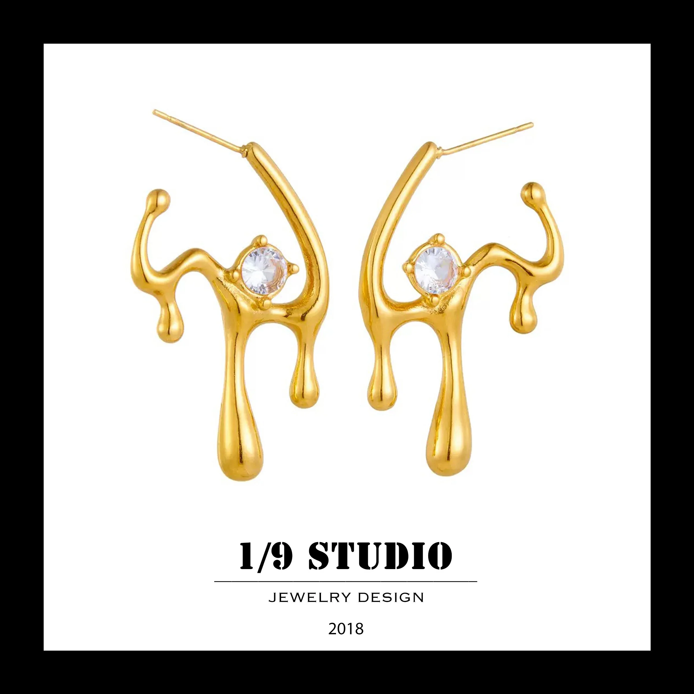 1/9 Studio Gold Filled Earring