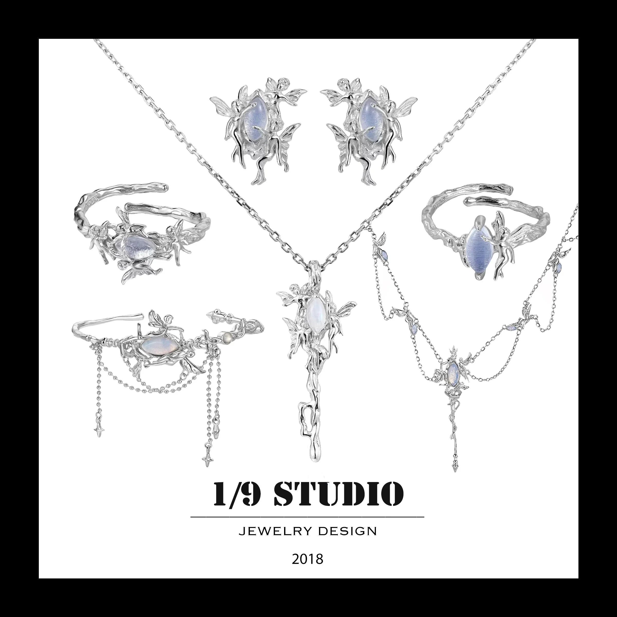 1/9 Studio 925 Sterling Silver Rebirth Collection