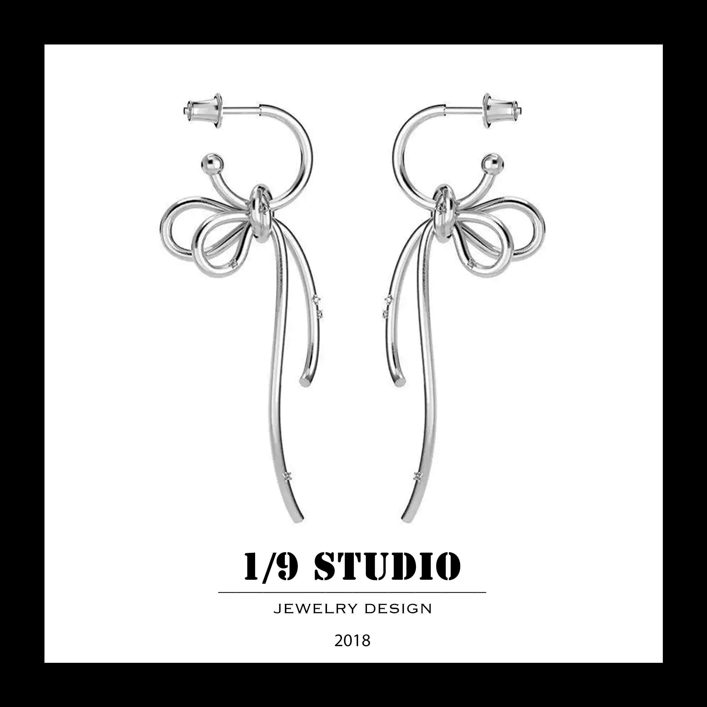 1/9 Studio Sterling Silver Earring