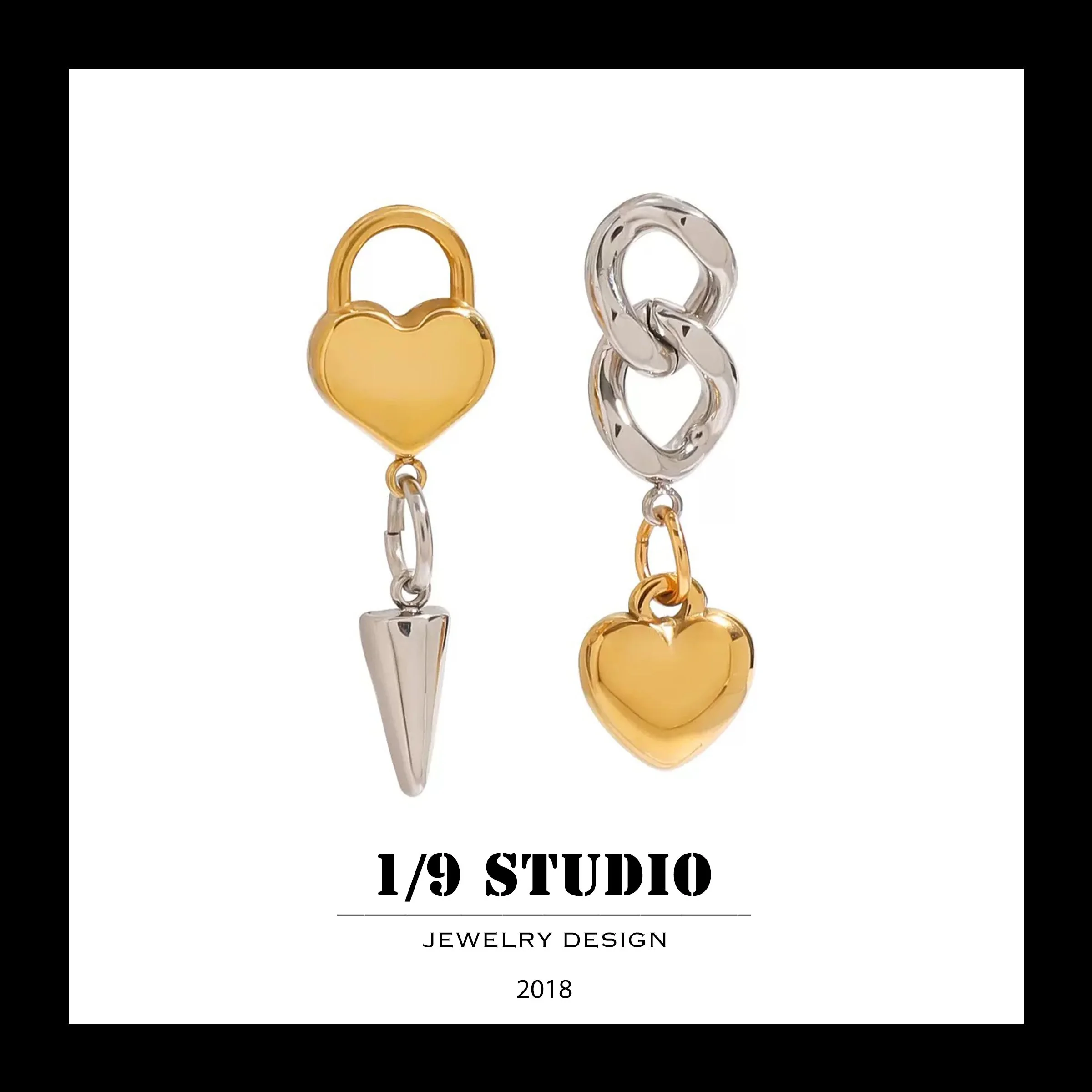 1/9 Studio Gold Filled Earring