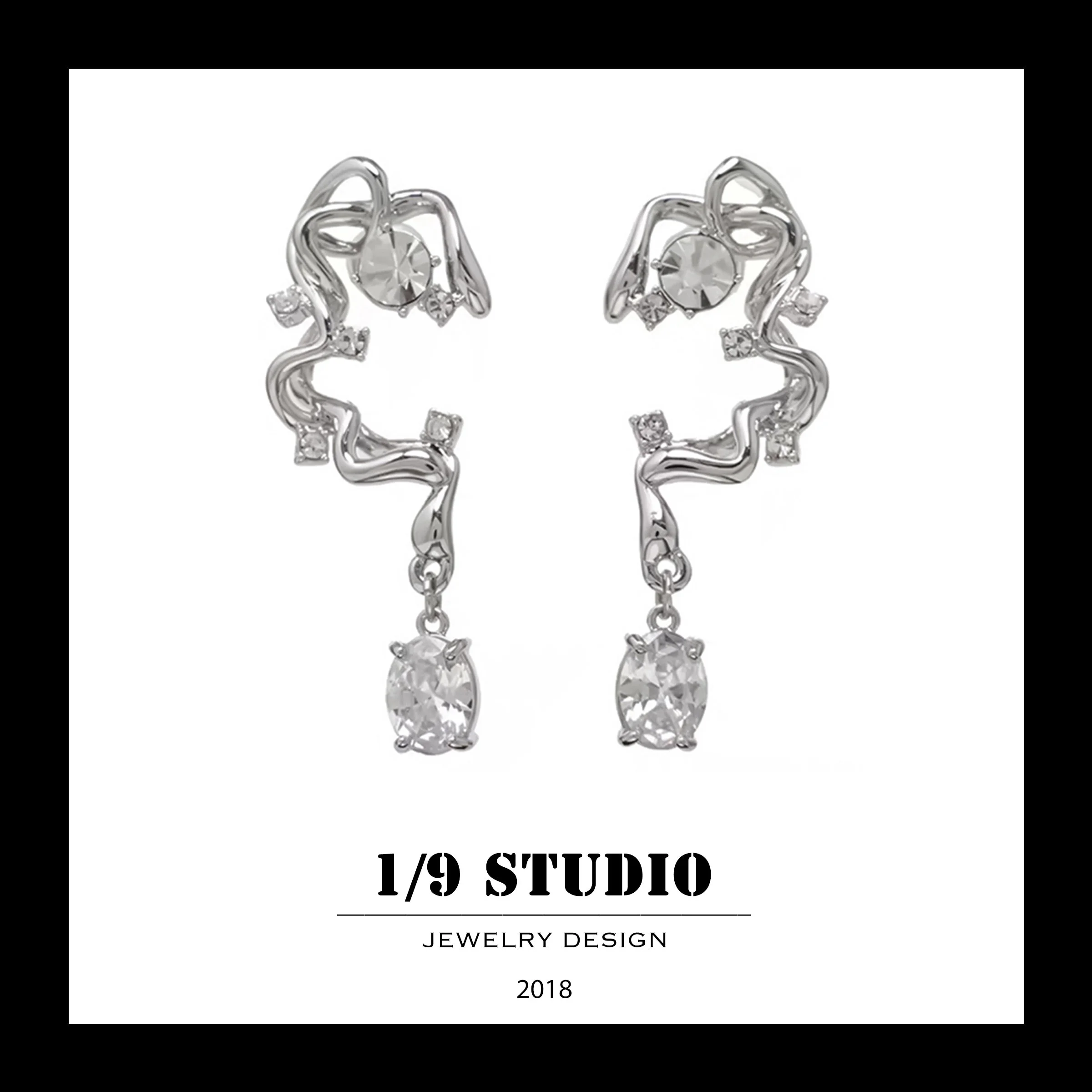 1/9 Studio Sterling Silver Earring