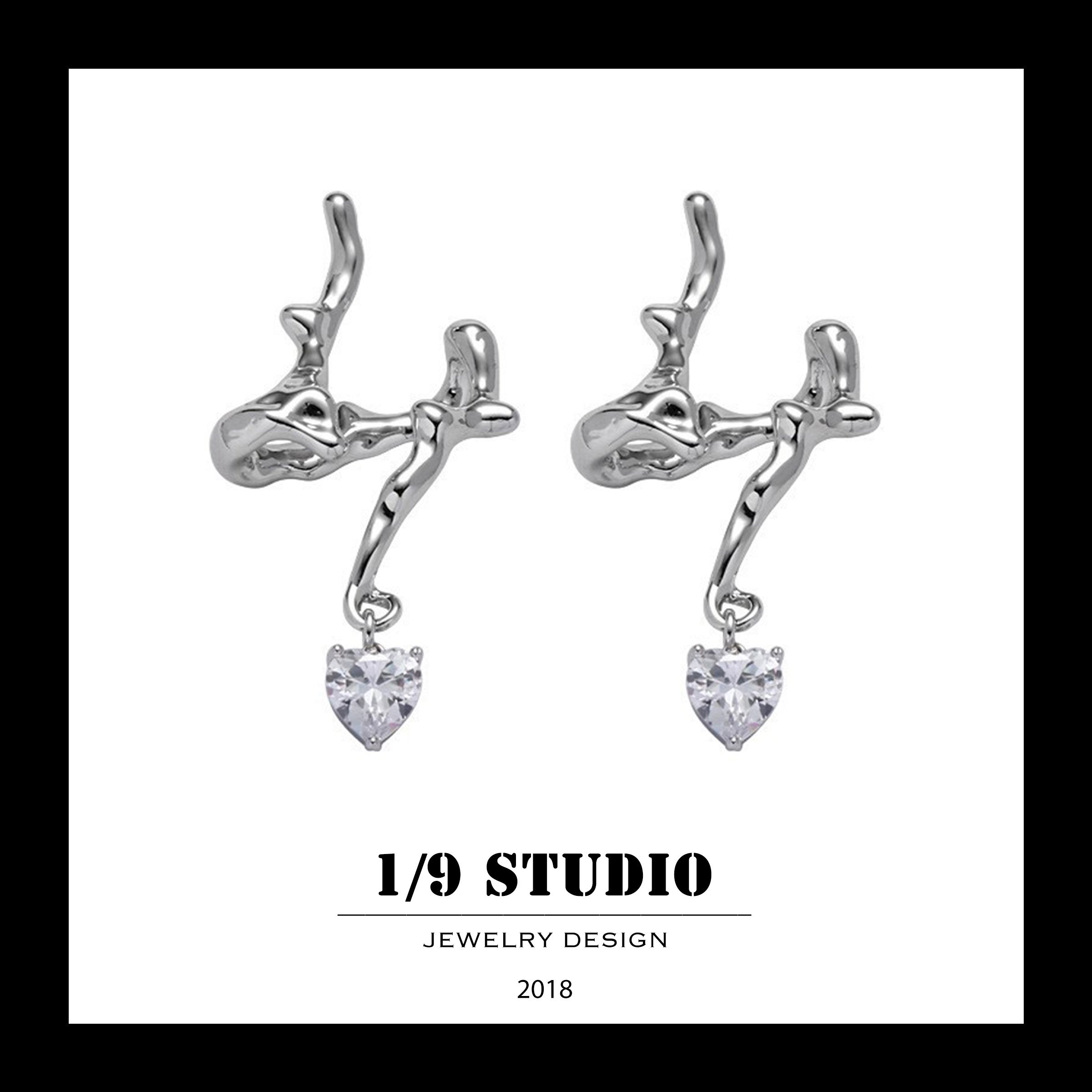 1/9 Studio Sterling Silver Earring