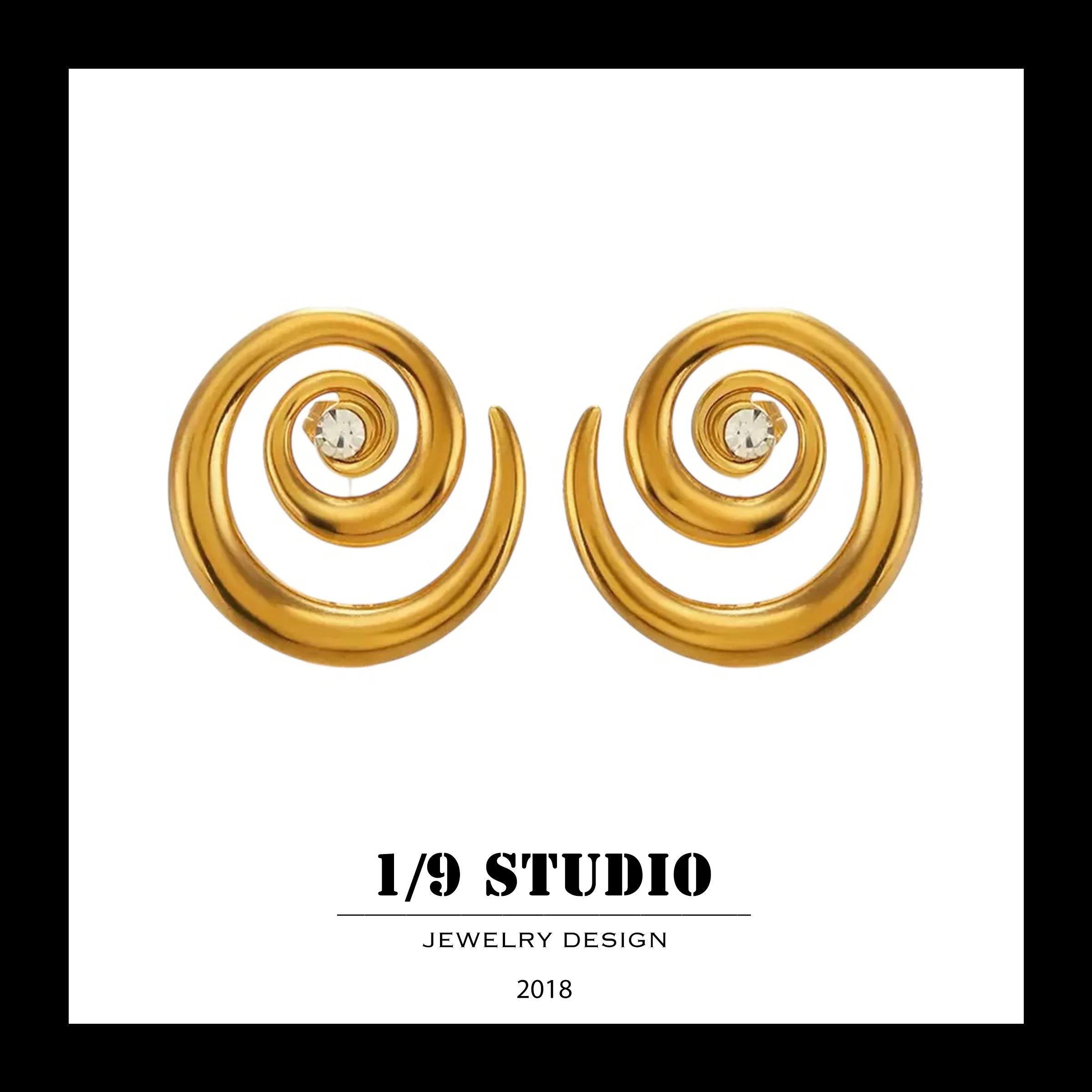 1/9 Studio Gold Filled Earring