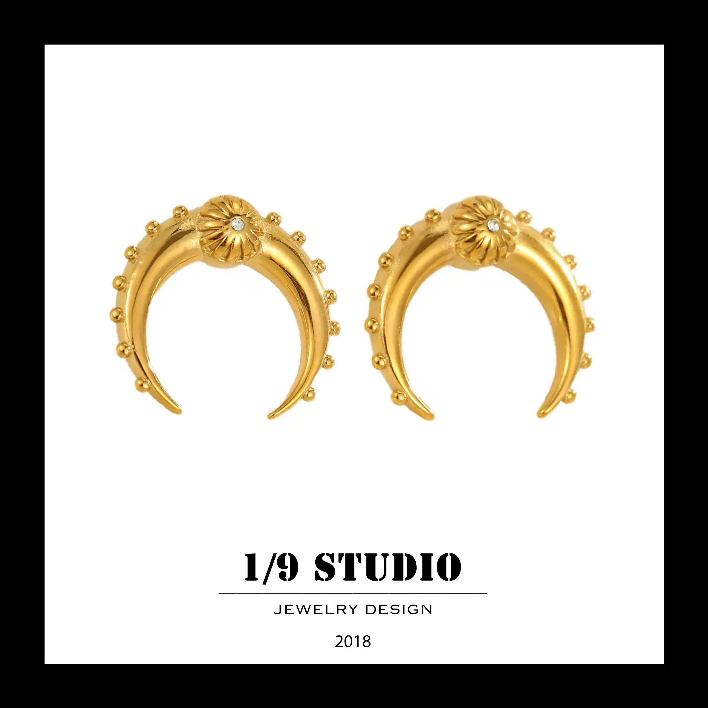 1/9 Studio Gold Filled Earring