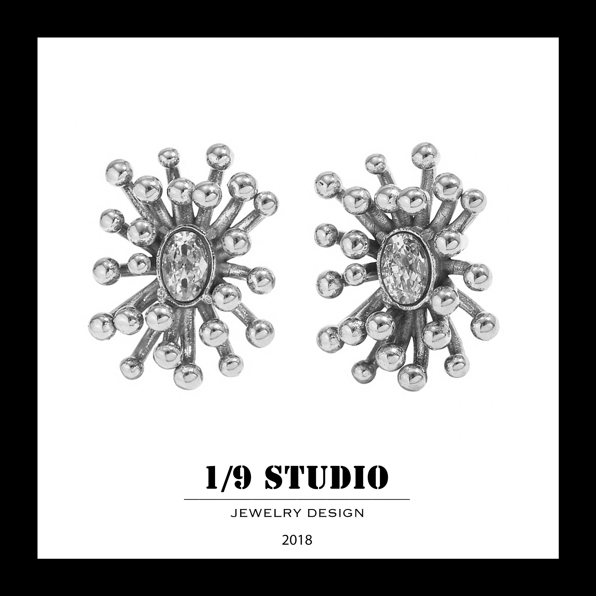1/9 Studio Sterling Silver Earring