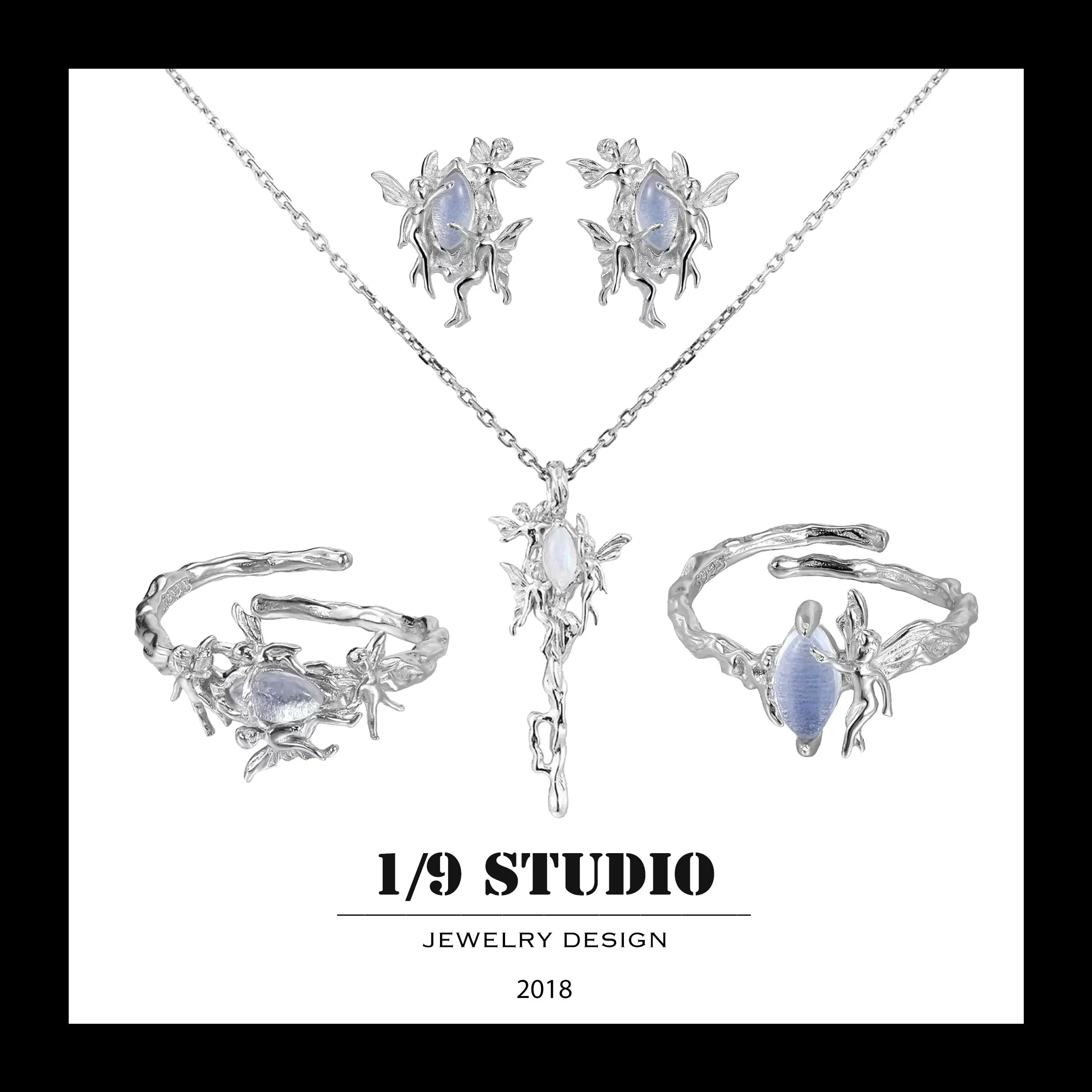 1/9 Studio 925 Sterling Silver Rebirth Collection