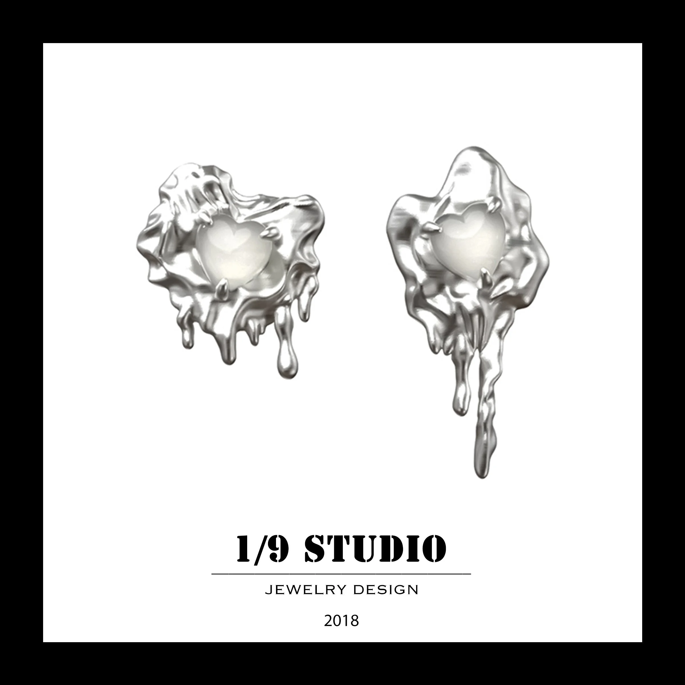 1/9 Studio Sterling Silver Earring