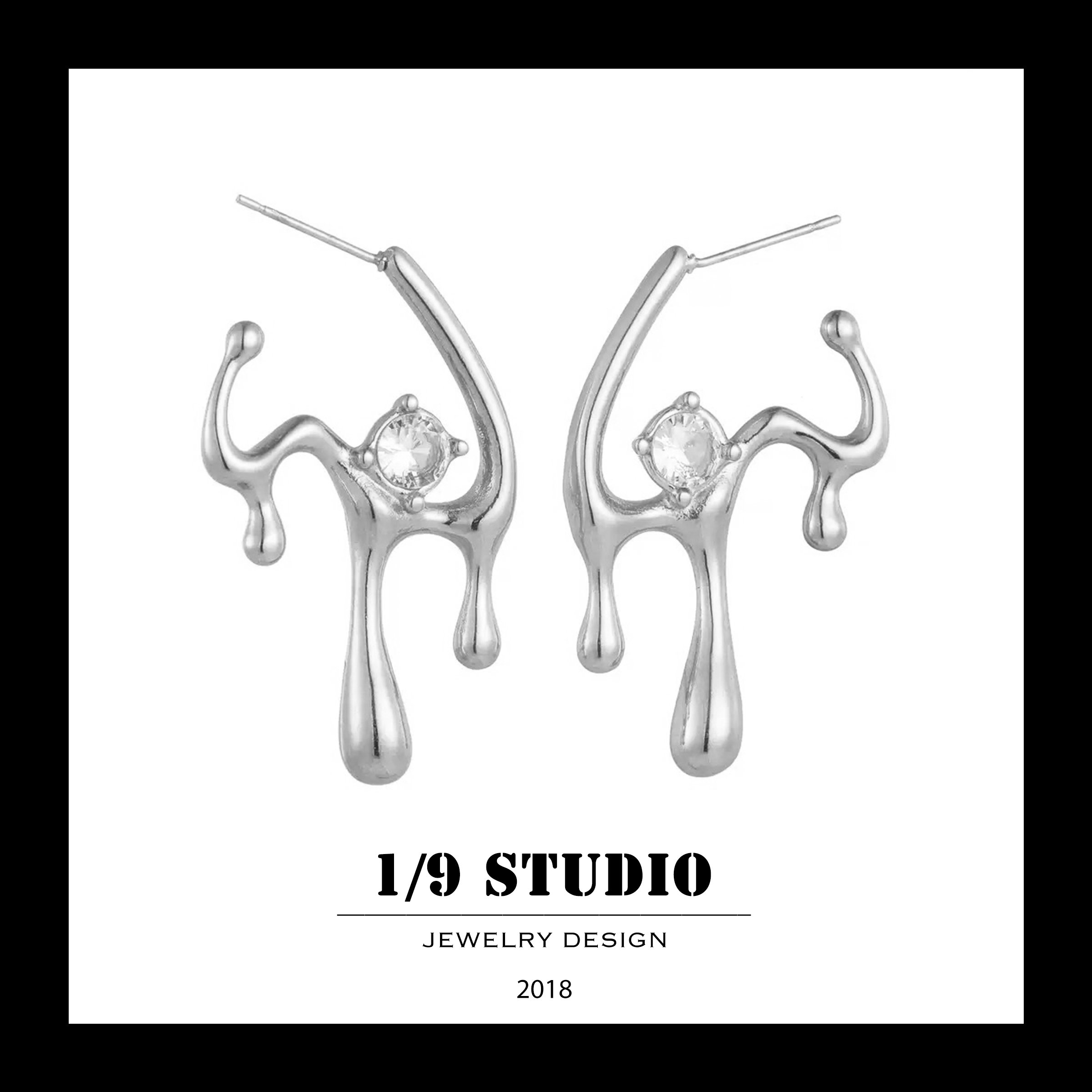 1/9 Studio Sterling Silver Earring