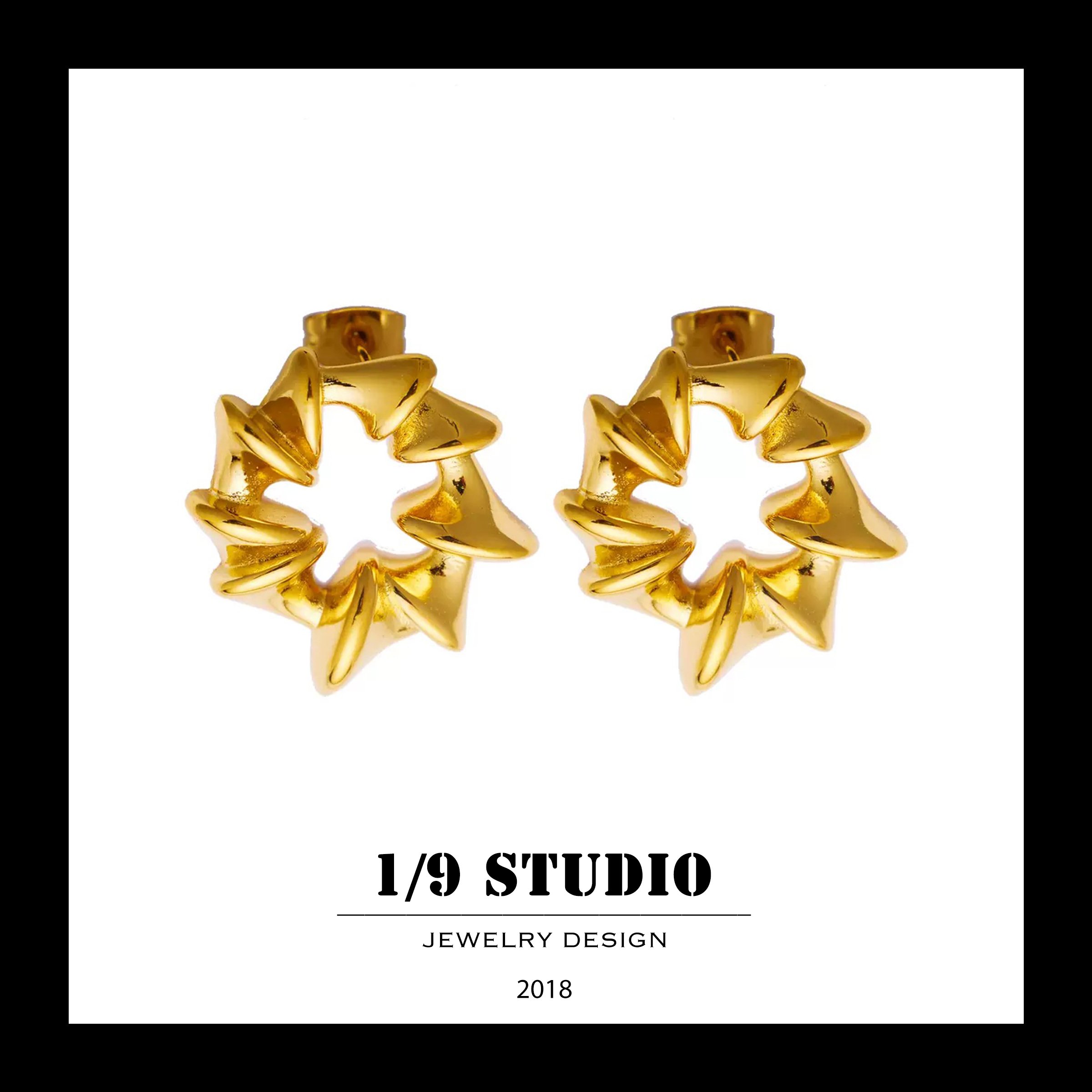 1/9 Studio Gold Filled Earring