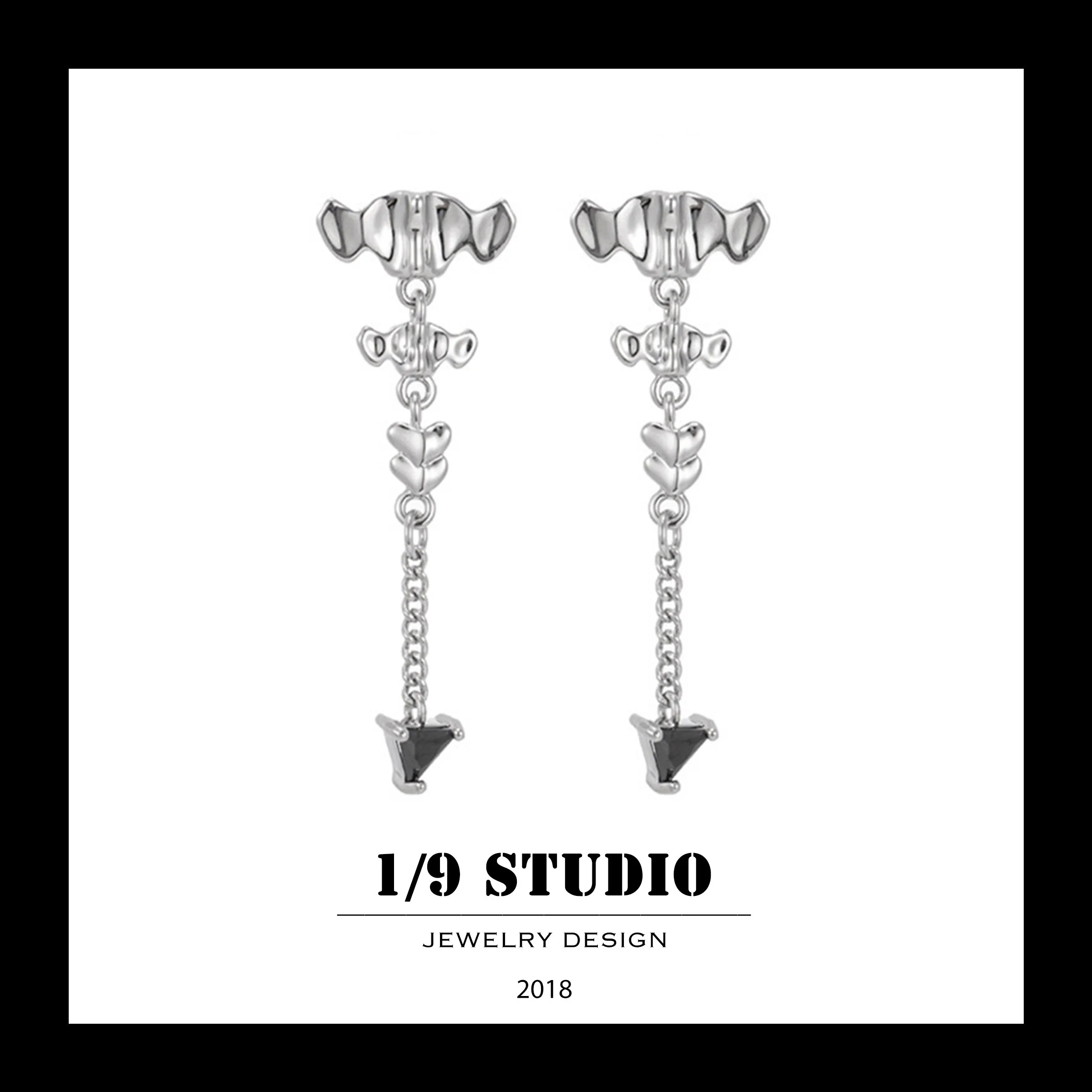 1/9 Studio Sterling Silver Earring