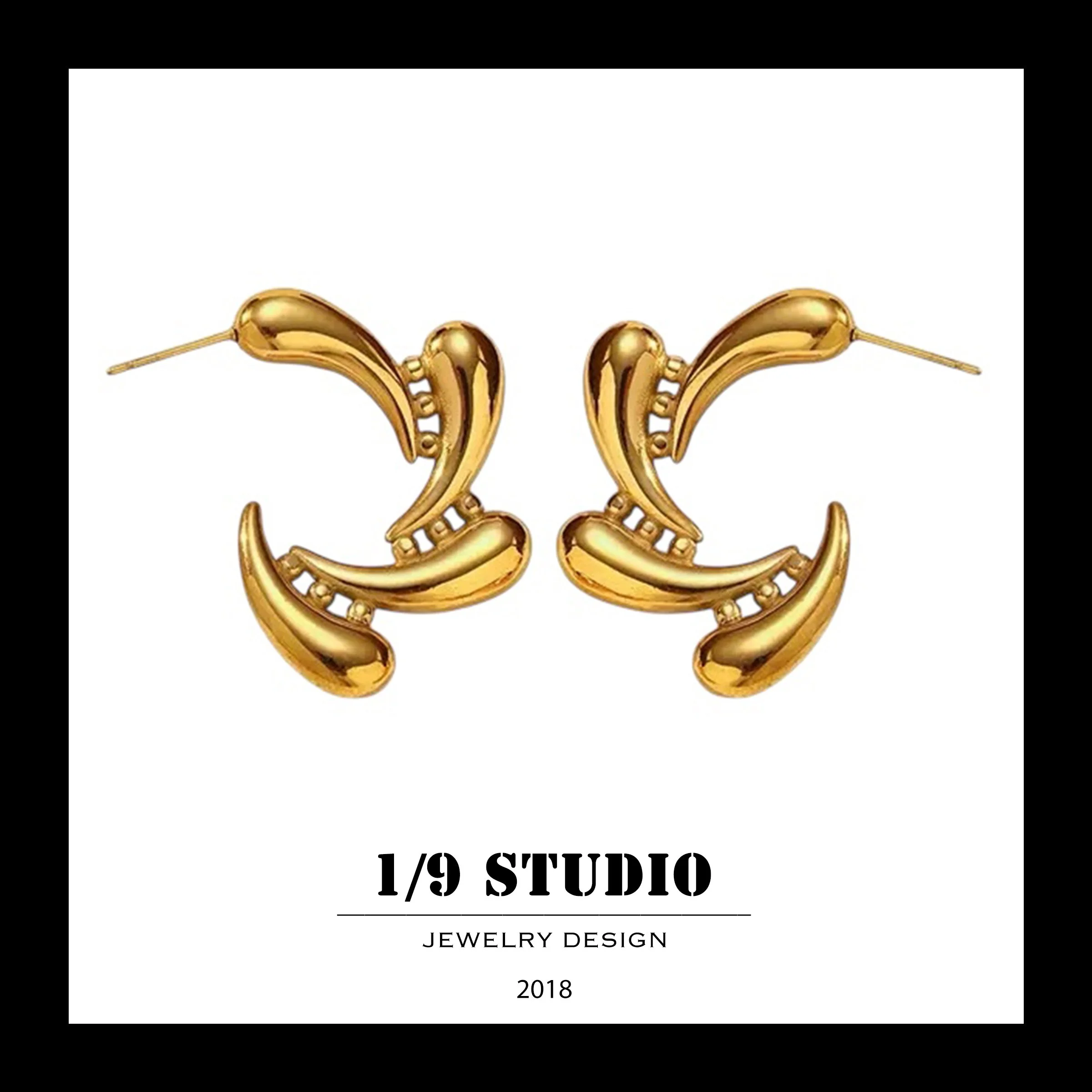 1/9 Studio Gold Filled Earring