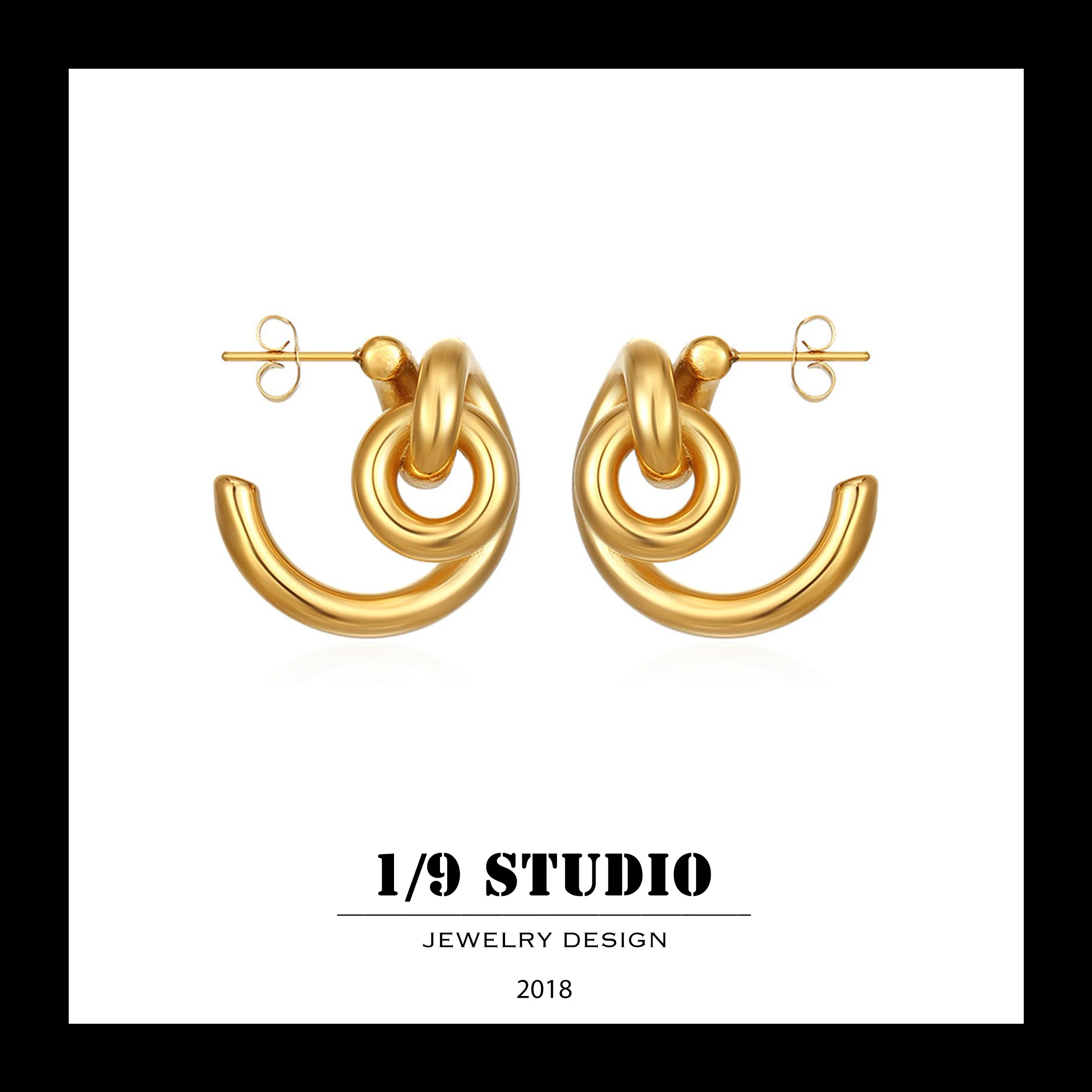 1/9 Studio Gold Filled Earring