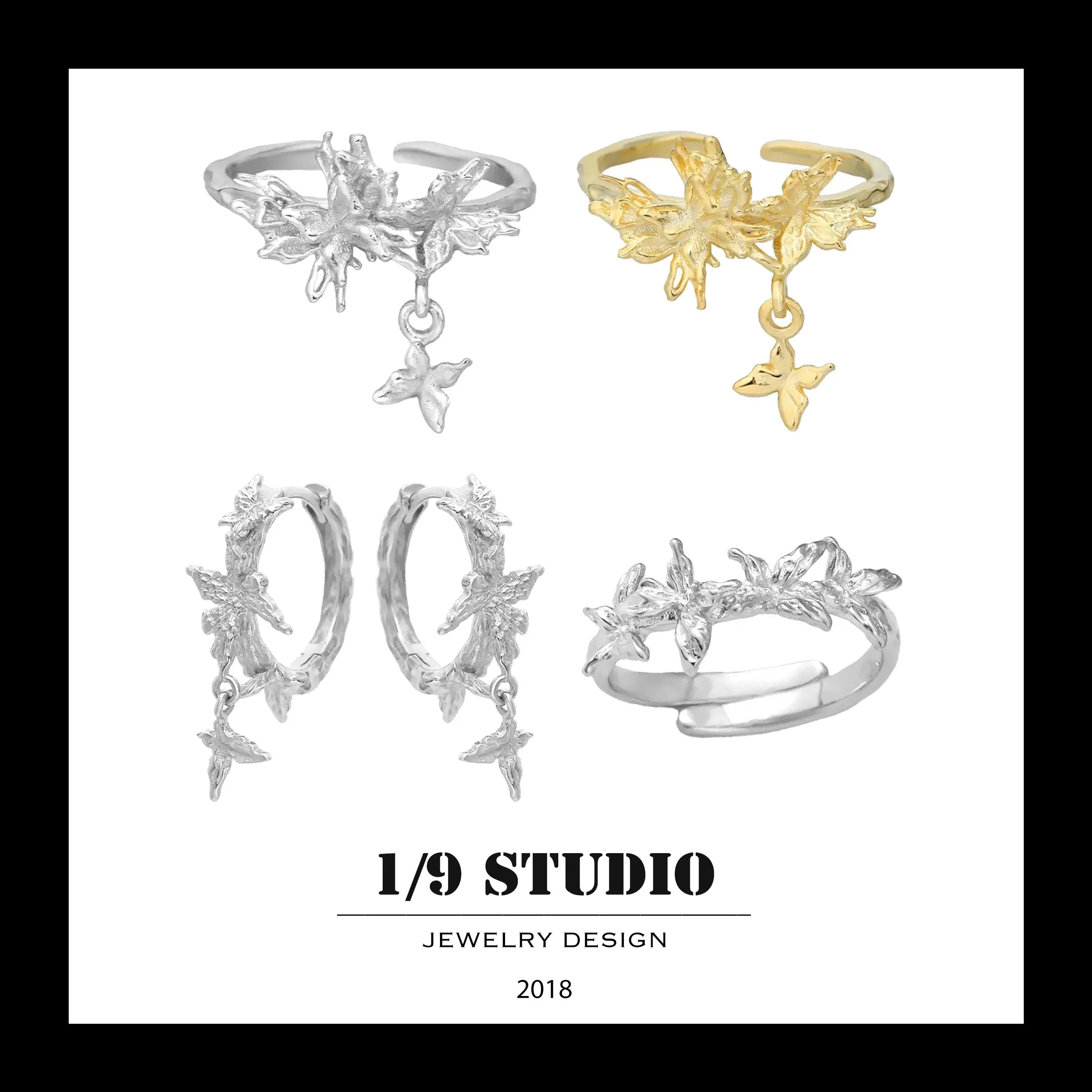 1/9 Studio 925 Sterling Silver Rebirth Collection