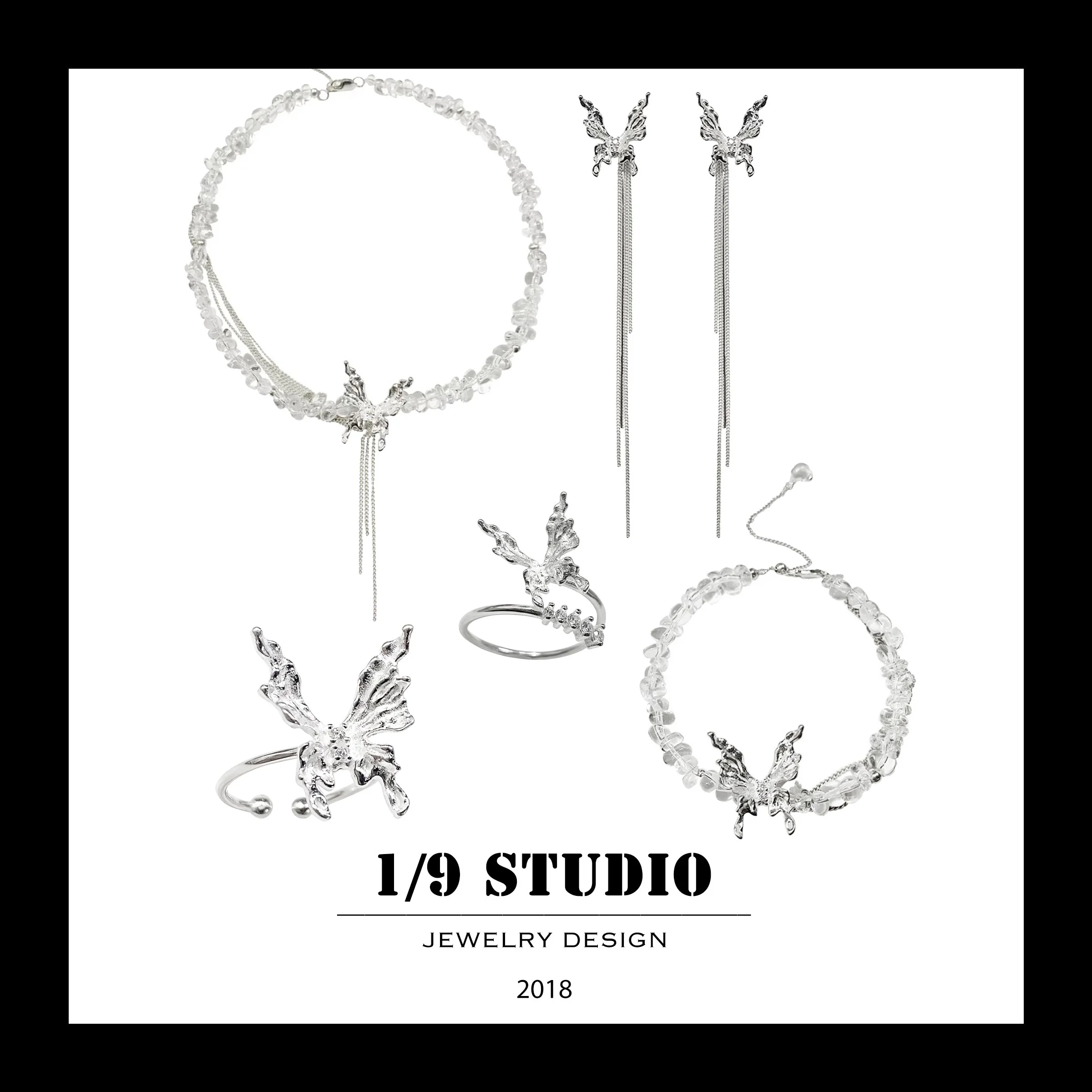 1/9 Studio 925 Sterling Silver Rebirth Collection