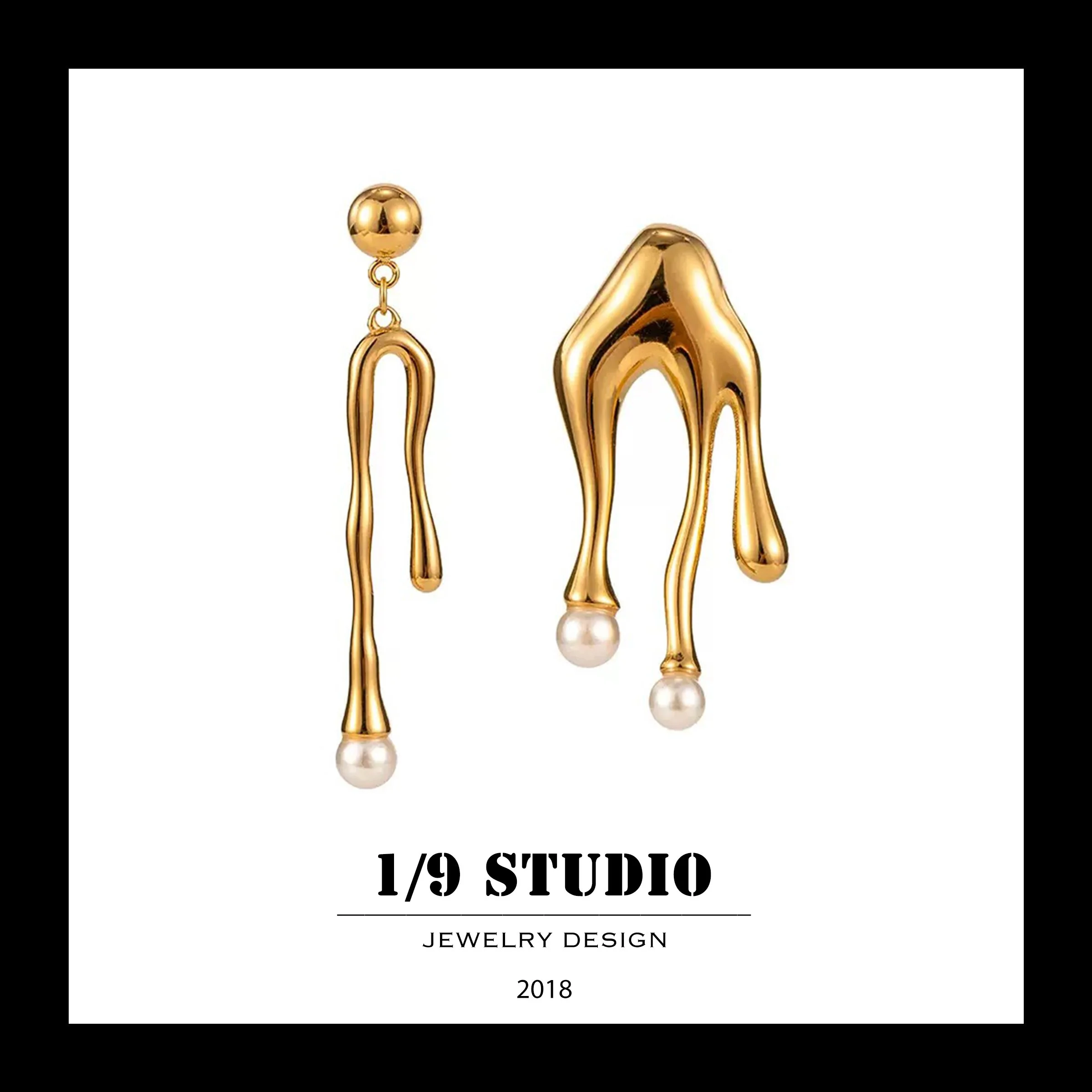 1/9 Studio Gold Filled Earring