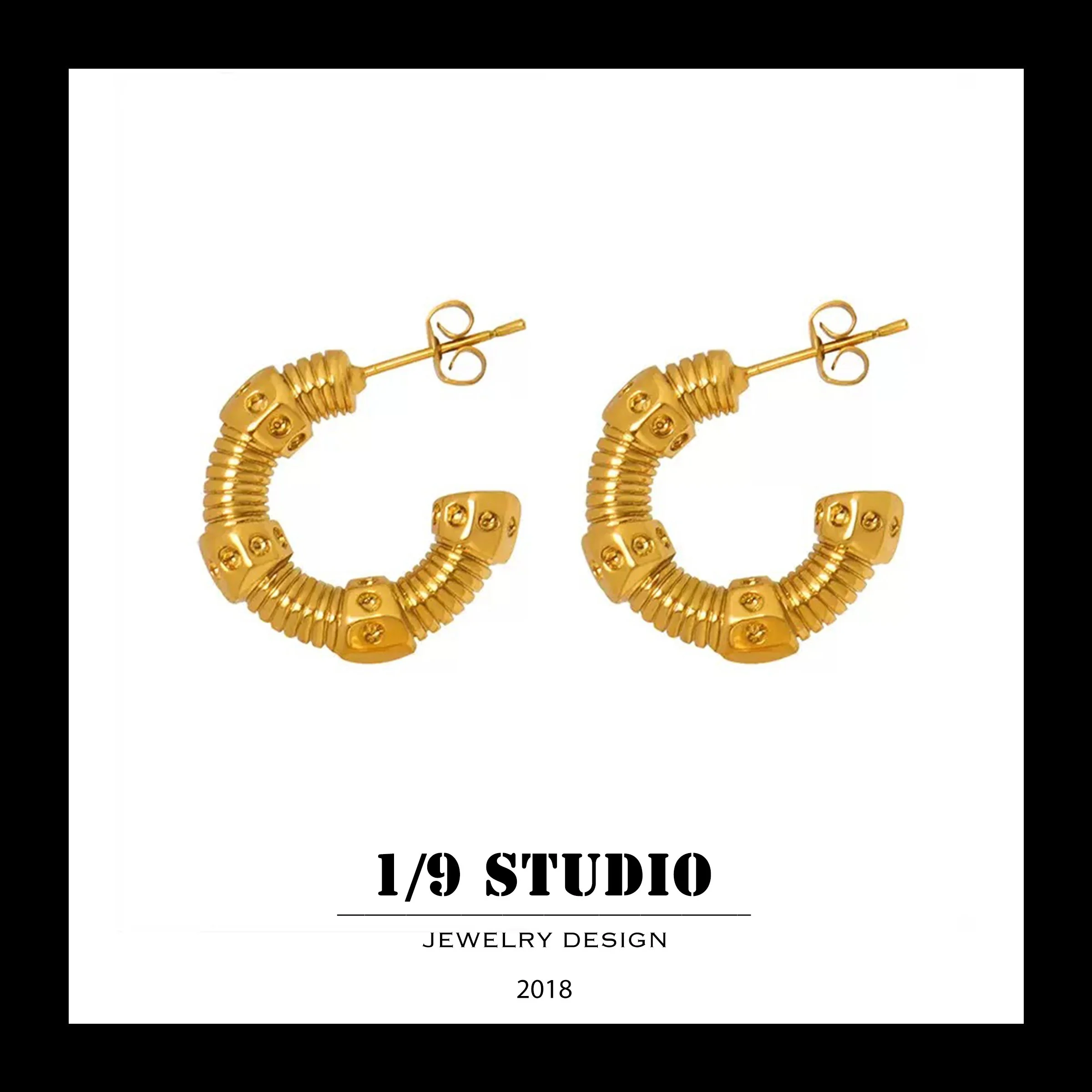 1/9 Studio Gold Filled Earring